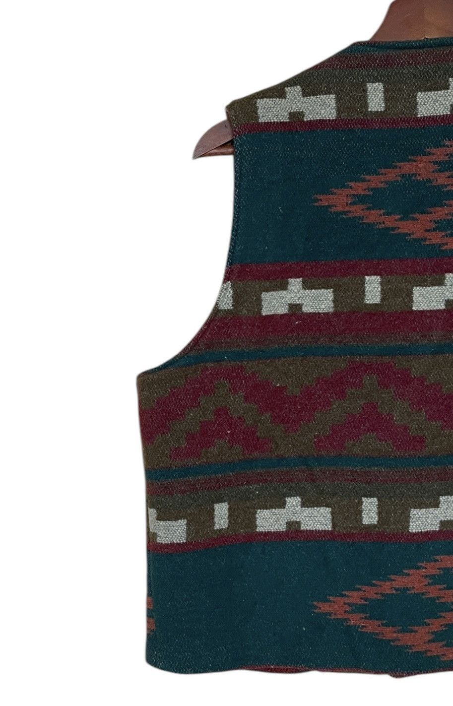 Vintage × Woolrich Woolen Mills Vintage Brand Woolrich Navajo Wool Vests 1990s Size US XL / EU 56 / 4 - 5 Thumbnail
