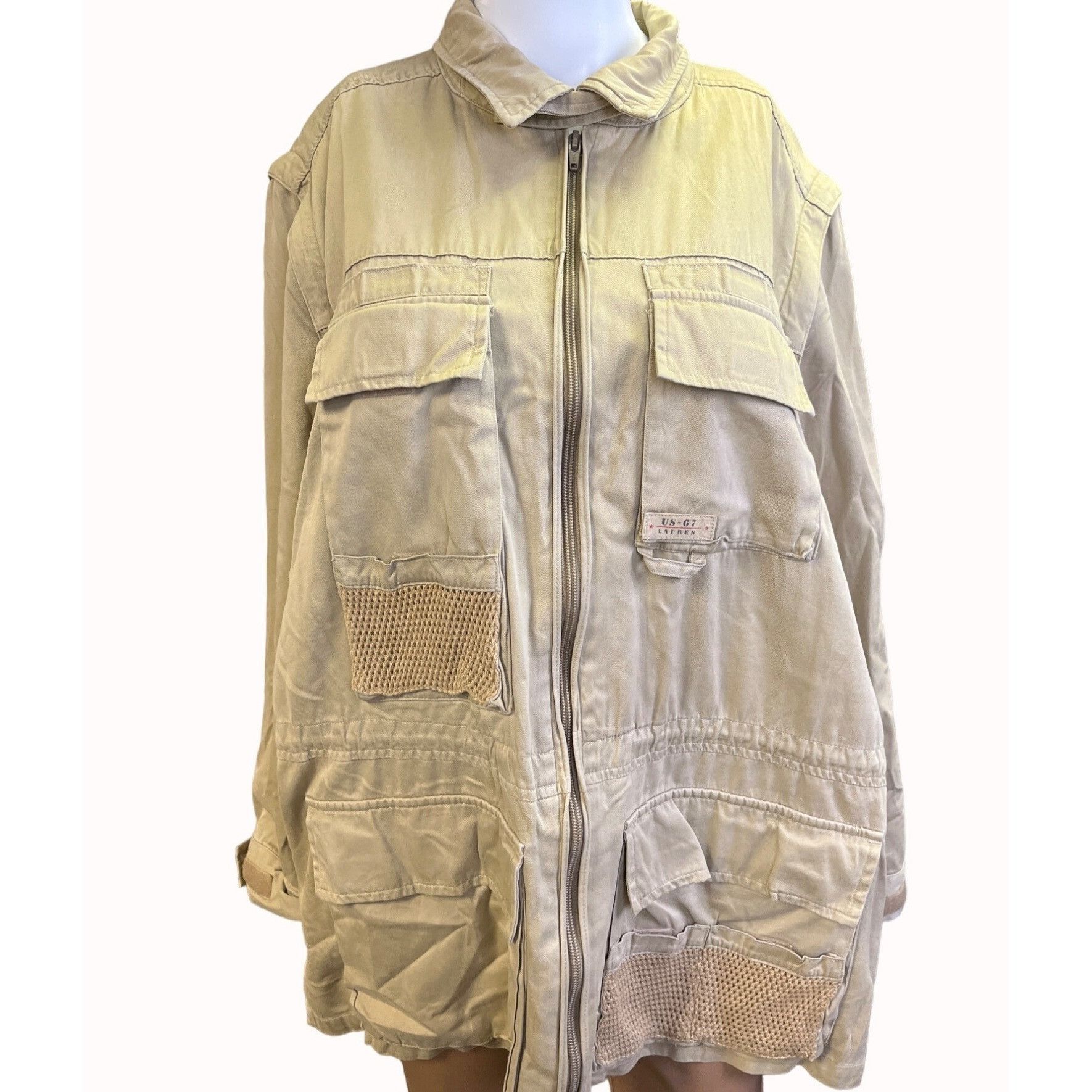 Lauren Ralph Lauren Lauren Ralph Lauren Women's Tan Lightweight/Utility Jacket S Size L / US 10 / IT 46 - 1 Thumbnail