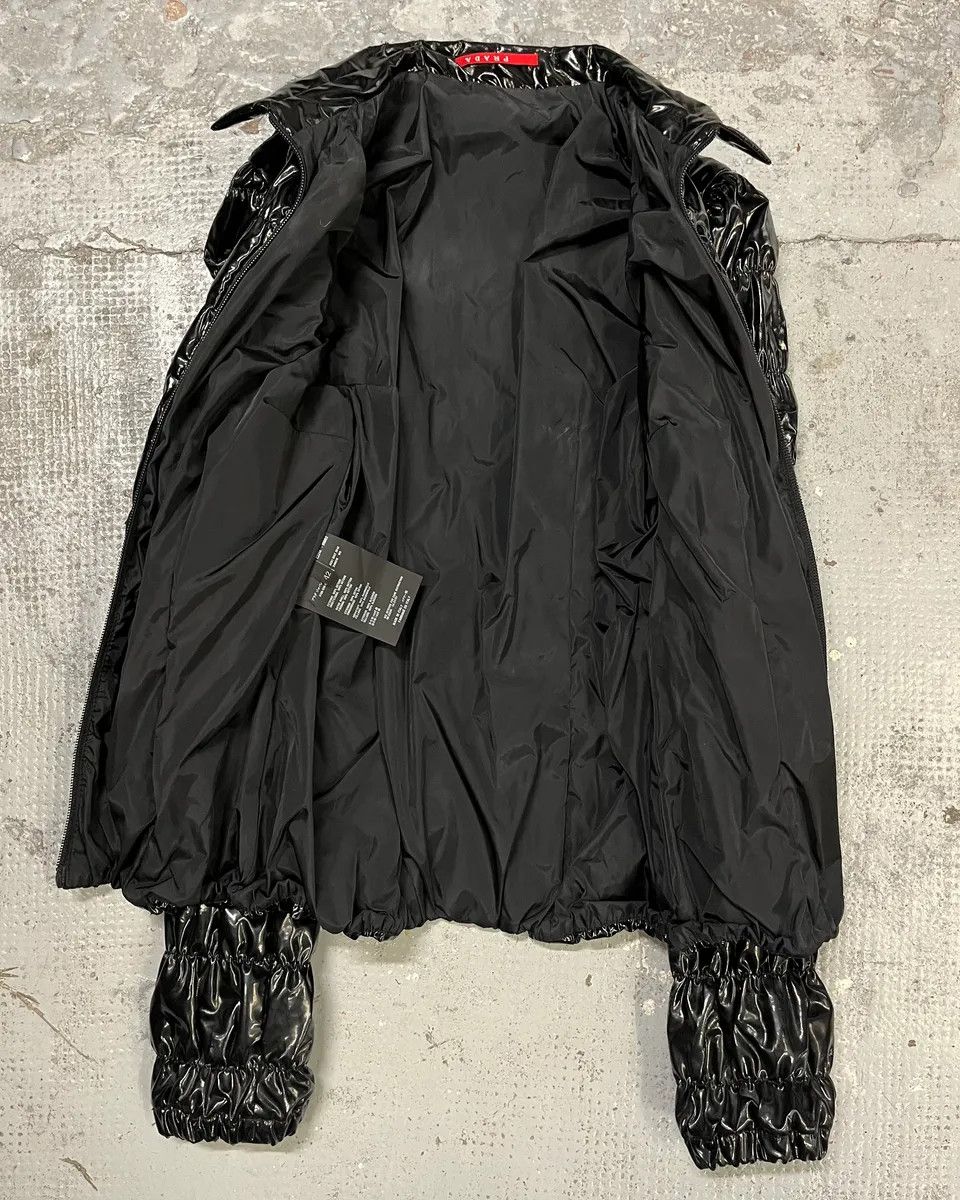 Prada SS2007 Prada Black Reflectible Puffer Jacket Size S / US 4 / IT 40 - 8 Thumbnail