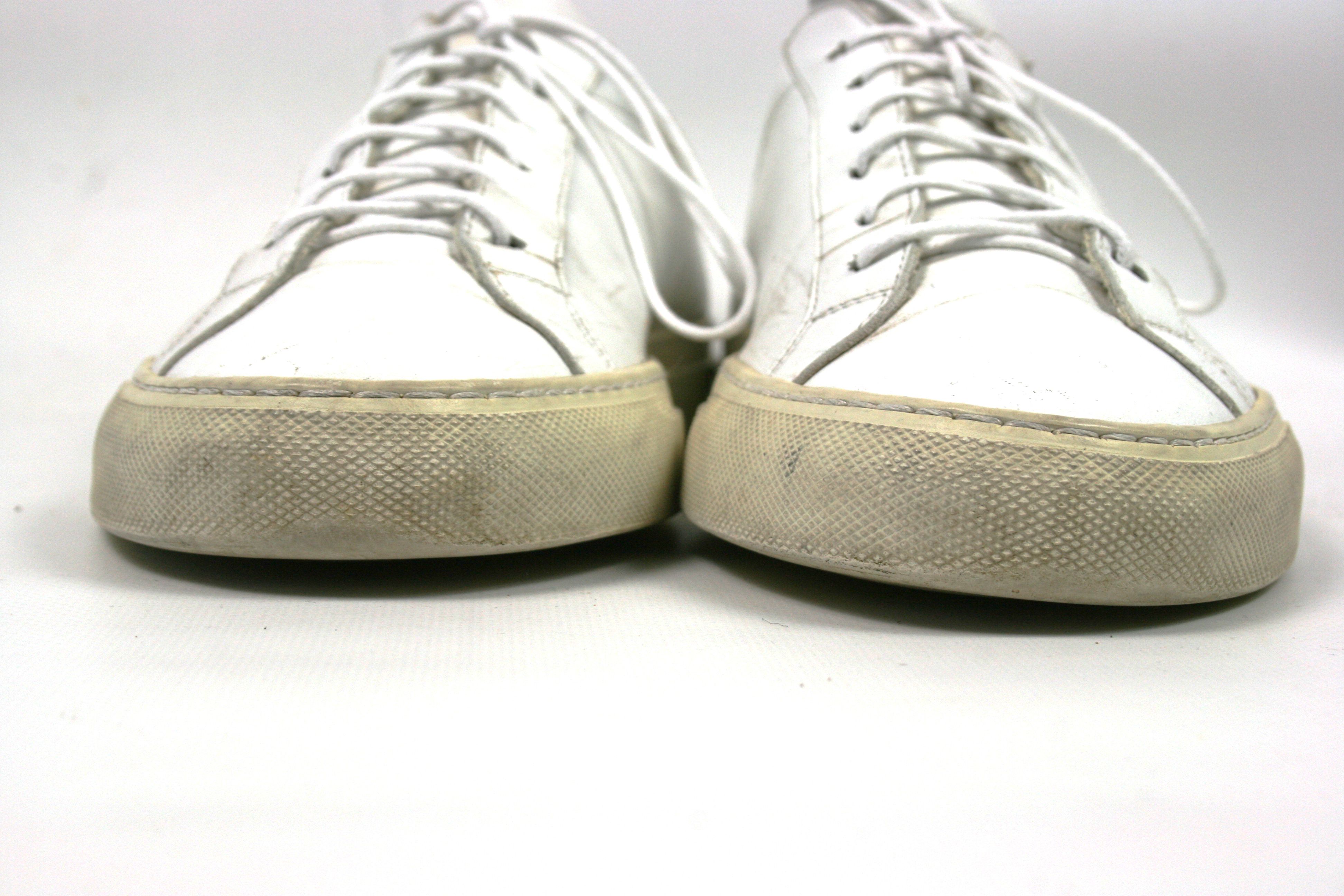 Common Projects Achilles Low Leather Sneakers Size US 8 / EU 41 - 3 Thumbnail