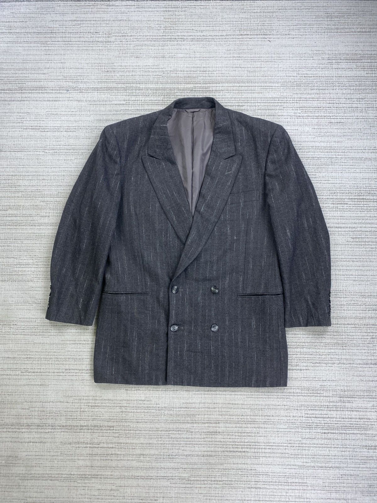 Christian Dior Monsieur 🔥 Christian Dior Wool Striped Blazer Size US M / EU 48-50 / 2 - 1 Thumbnail