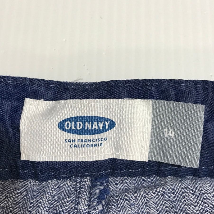 Old Navy Old Navy Dark Blue Linen Blend Mid Rise Hot Shorts 14 Size 36" / US 14 / IT 50 - 5 Thumbnail