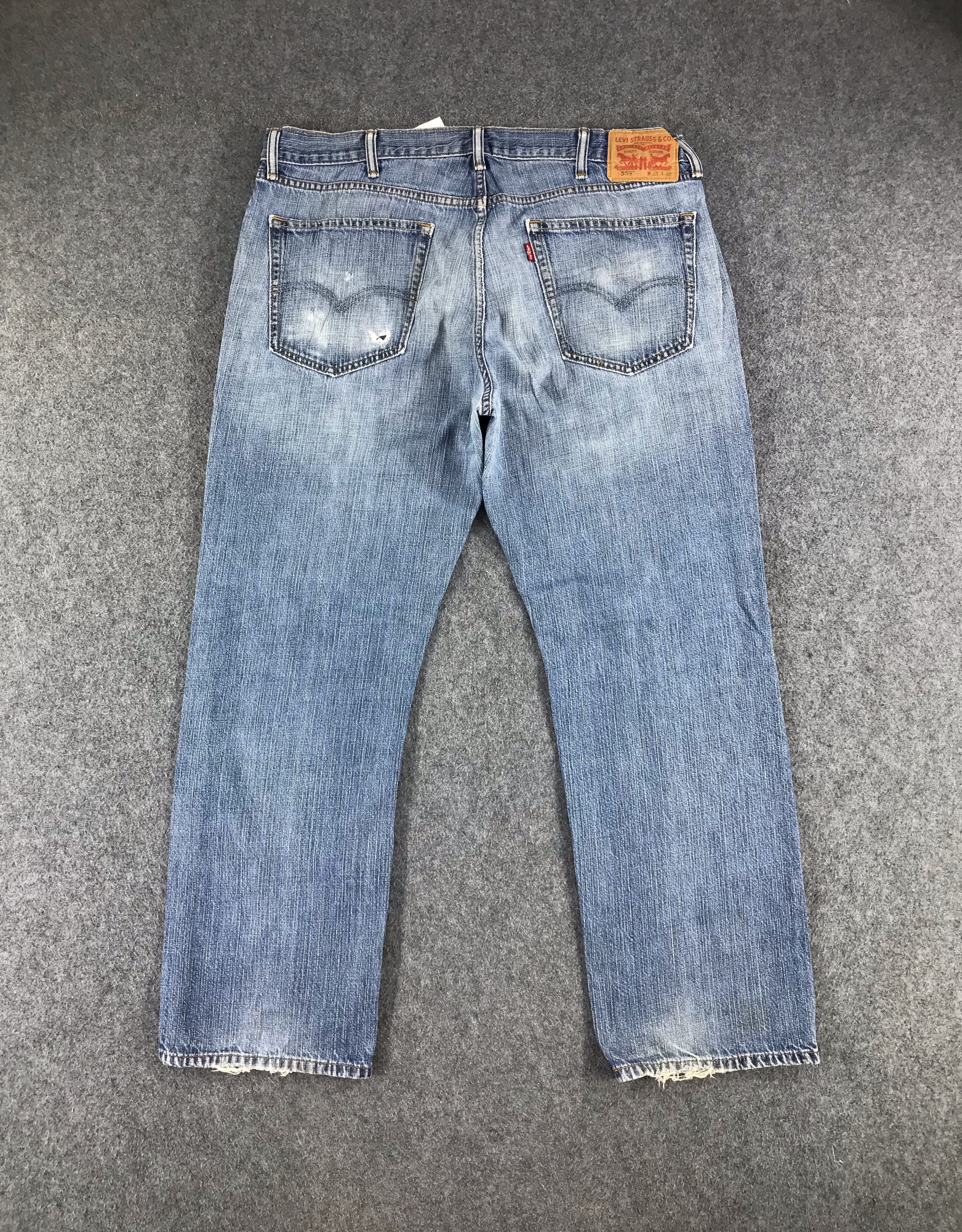 Vintage Levis 559 Jeans Faded Blue Medium Wash KJ219