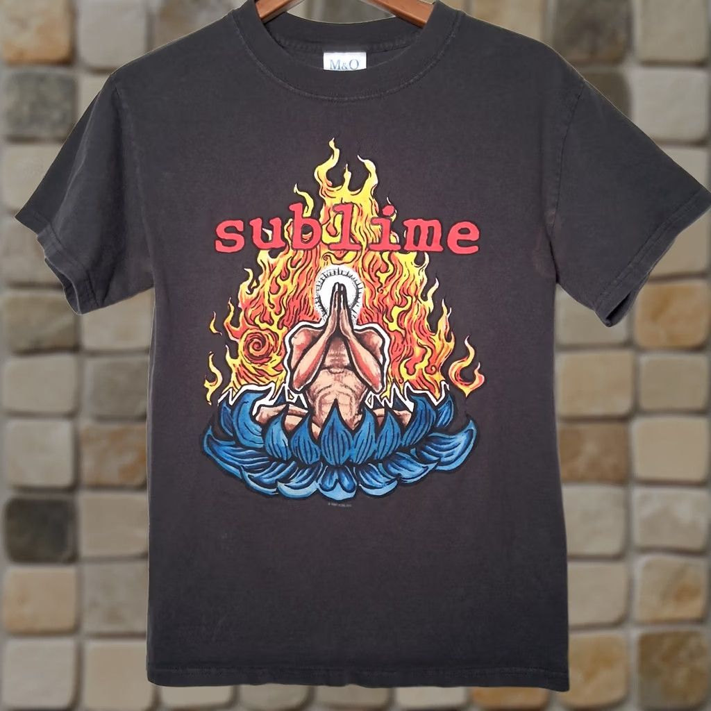 Vintage VINTAGE Sublime Band Shirt S Gray Graphic T Distressed Music Shirt Mens Small Distressed Size US S / EU 44-46 / 1 - 1 Thumbnail