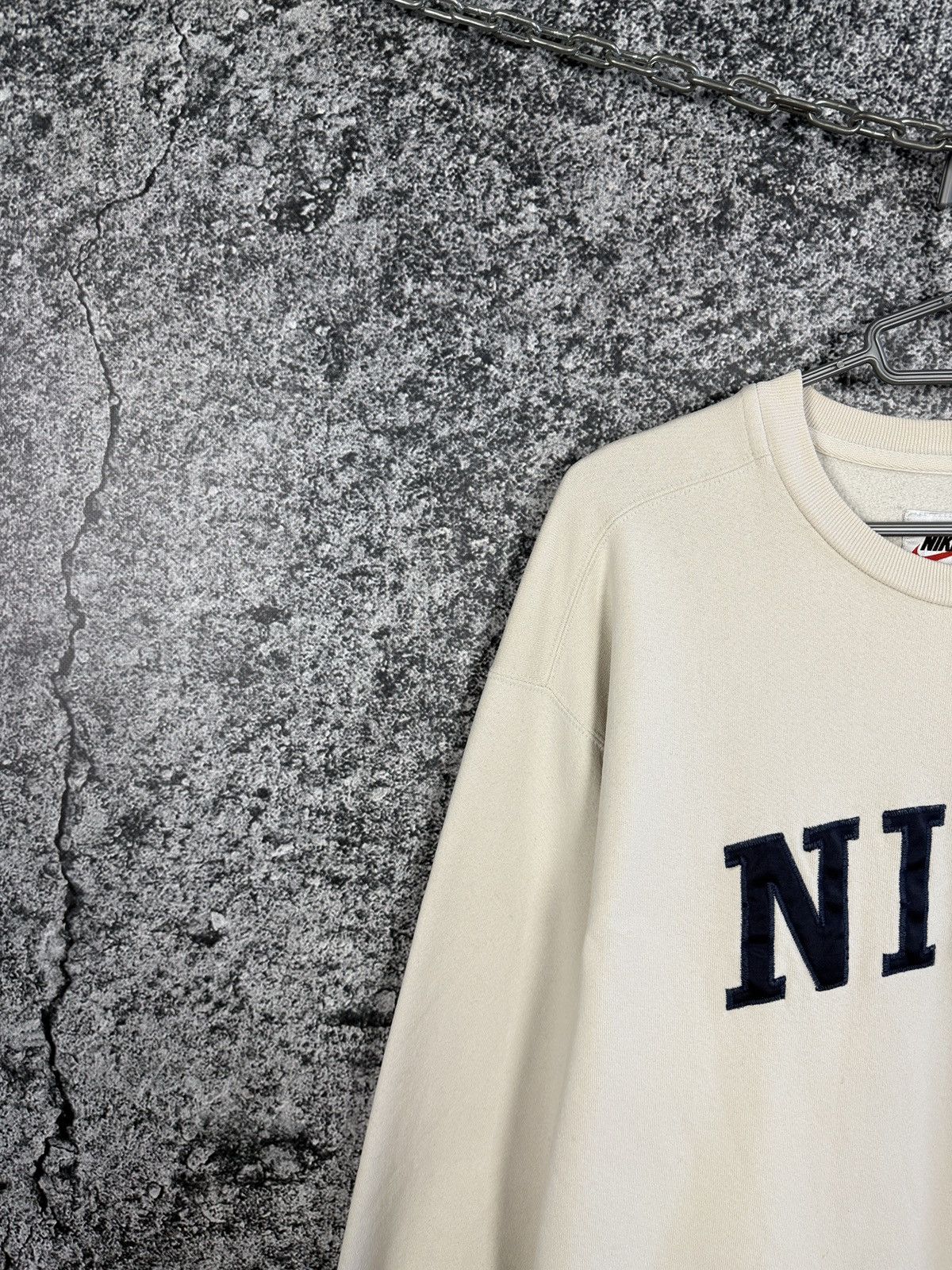 Nike Nike Vintage 90s Crewneck Sweatshirt Big Logo Pullover Sz M Size US M / EU 48-50 / 2 - 3 Thumbnail
