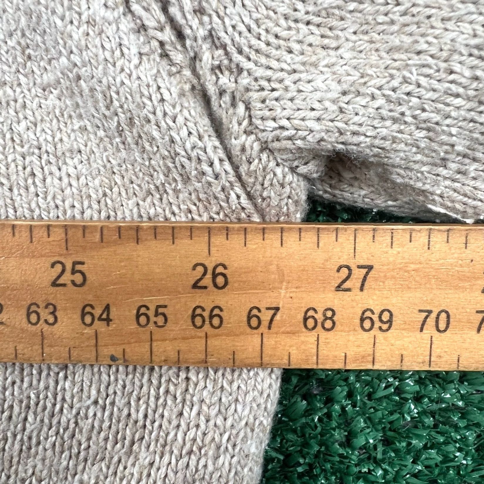 Peter Millar Peter Millar Mens Sweater XXL Beige Shawl Collar Cotton Silk Flax Viscose Preppy Size US XXL / EU 58 / 5 - 3 Thumbnail