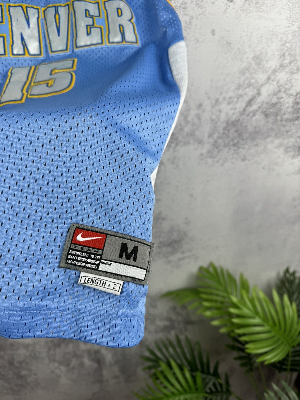 NBA Y2K 2001 TEAM NIKE CARMELO ANTHONY DENVER 15 JERSEY Size US S / EU 44-46 / 1 - 11 Thumbnail