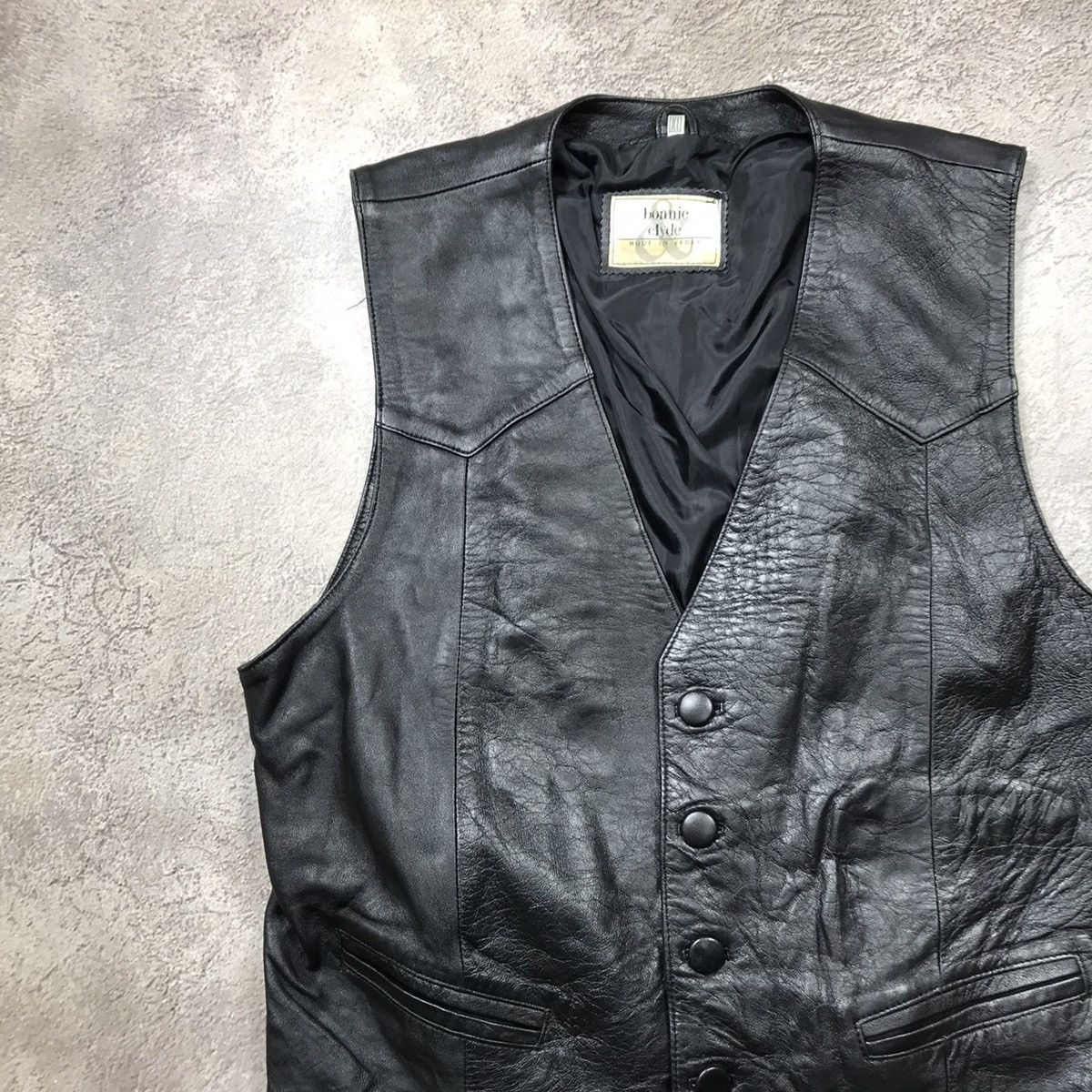 Japanese Brand VINTAGE Y2K LEATHER JACKET JAPAN CASUAL STREETWEAR 90s Size US XL / EU 56 / 4 - 3 Thumbnail