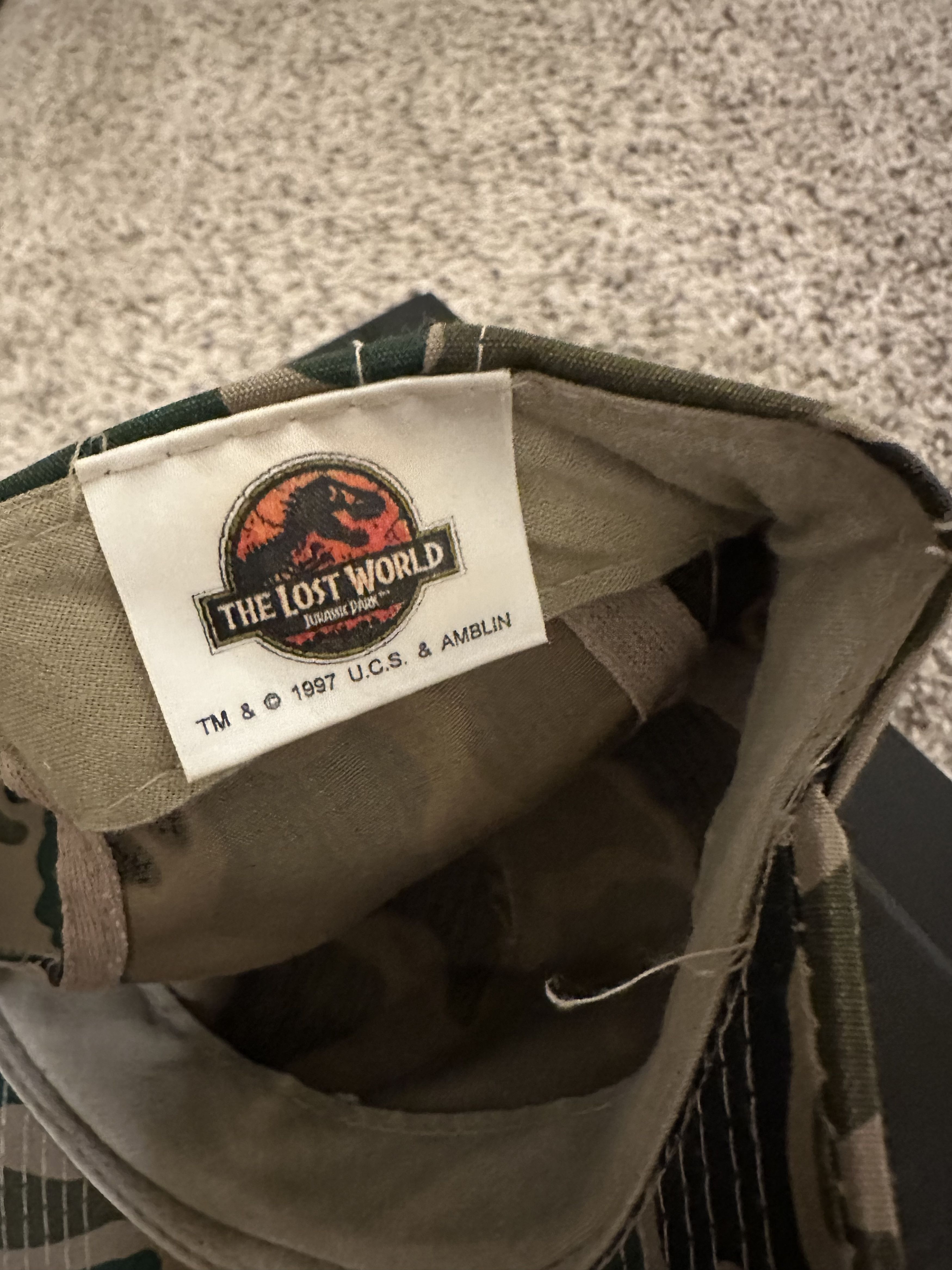 Other Rare Vintage 1997 Jurassic Park Hat Size ONE SIZE - 2 Thumbnail