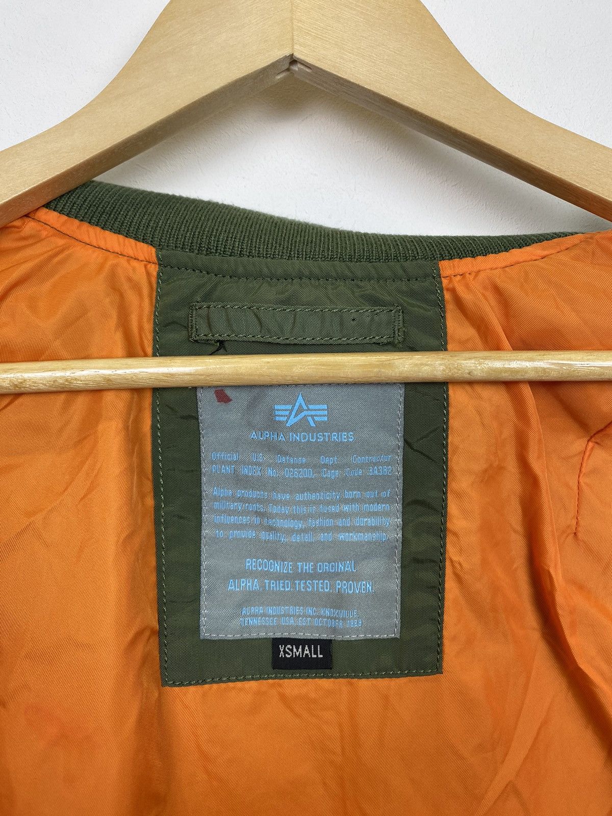 Alpha Industries Vintage Alpha Industries Long Bomber Jacket MA 1 90’s Size XS / US 0-2 / IT 36-38 - 7 Thumbnail