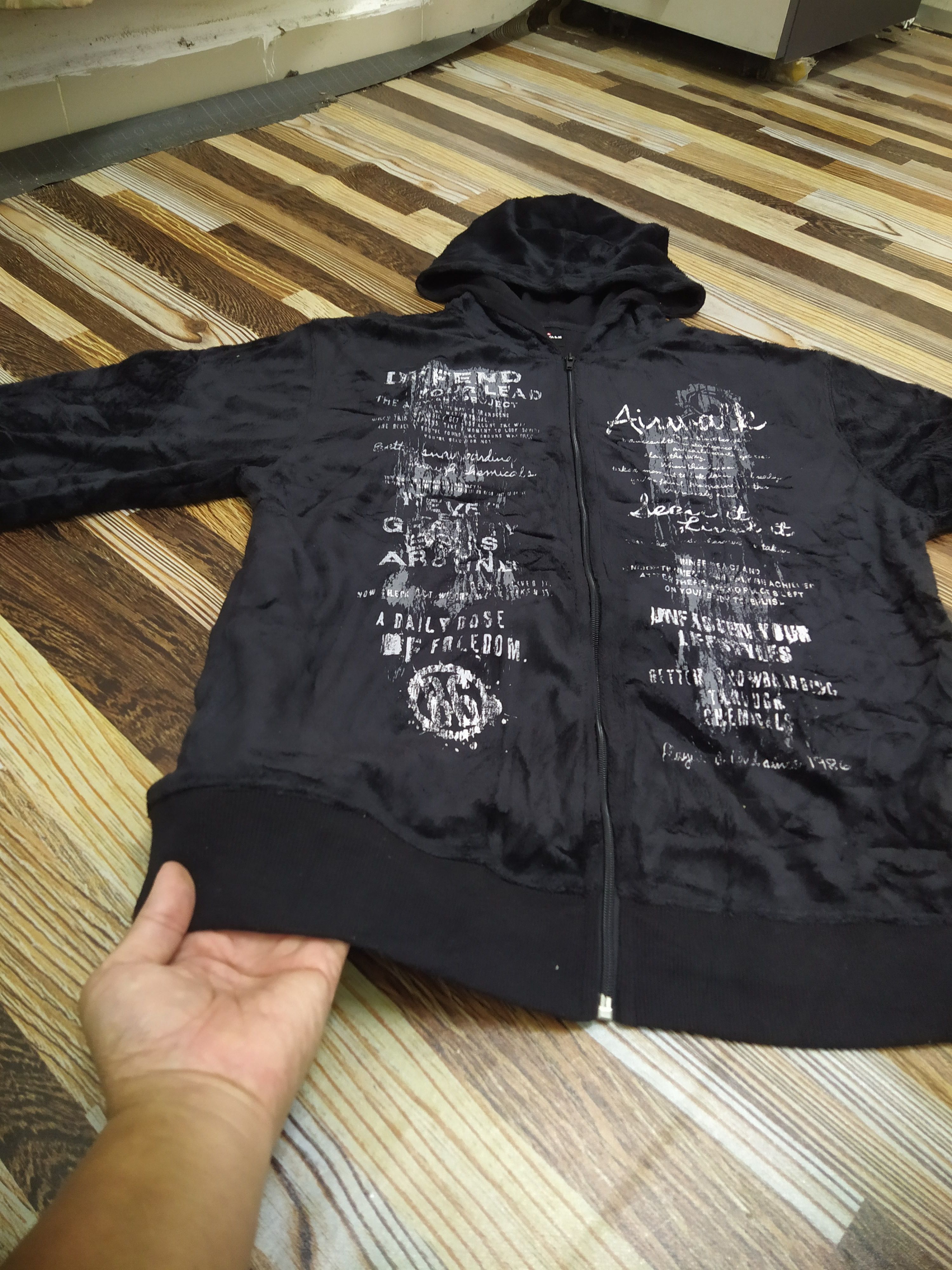 Airwalk Airwalk "The Airwalk Project" Graphic Fleece Zip-Up Hoodie Size US L / EU 52-54 / 3 - 10 Thumbnail