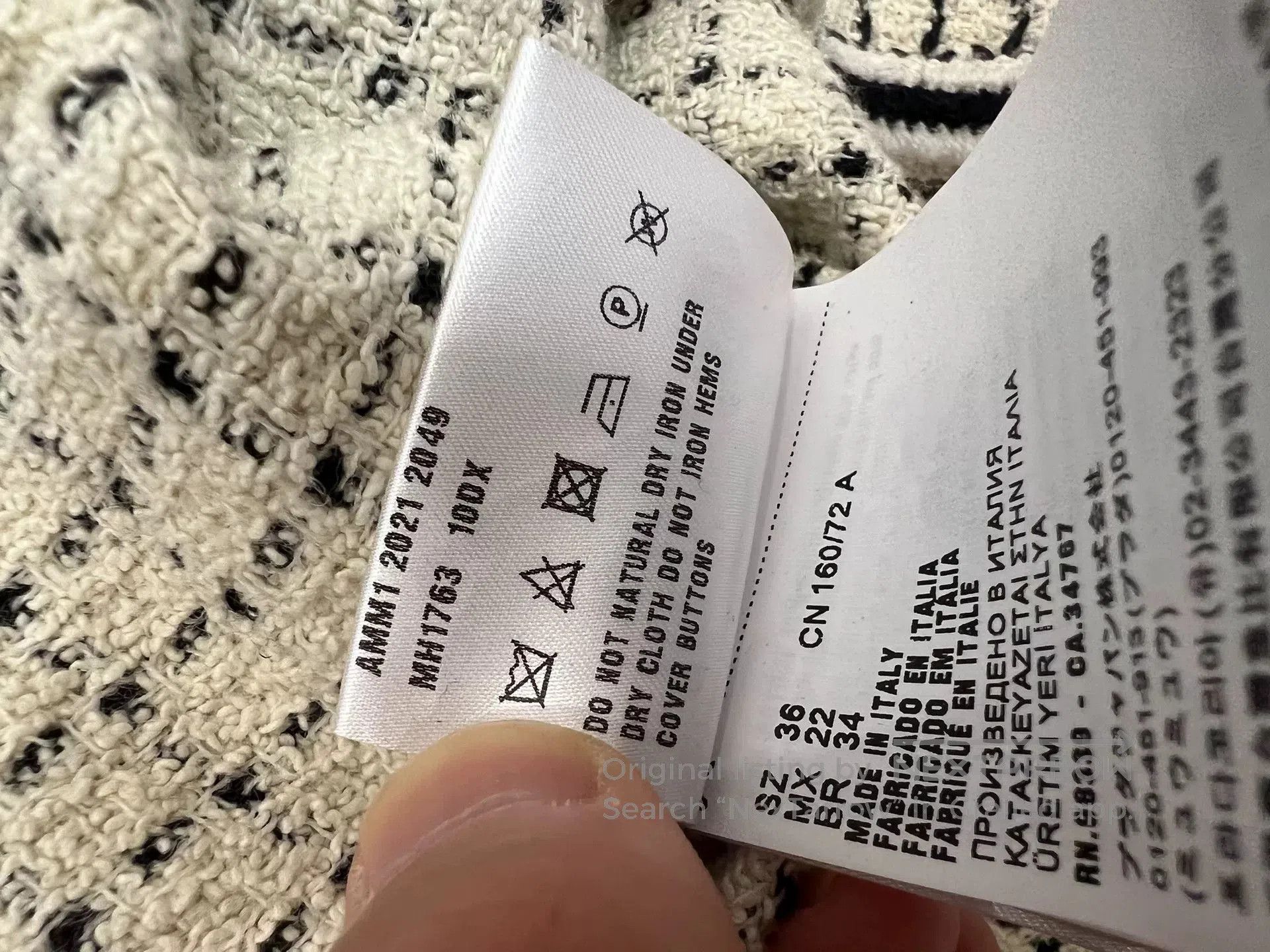 Miu Miu Miu Miu Tweed Logo Jacket. Size M / US 6-8 / IT 42-44 - 7 Thumbnail