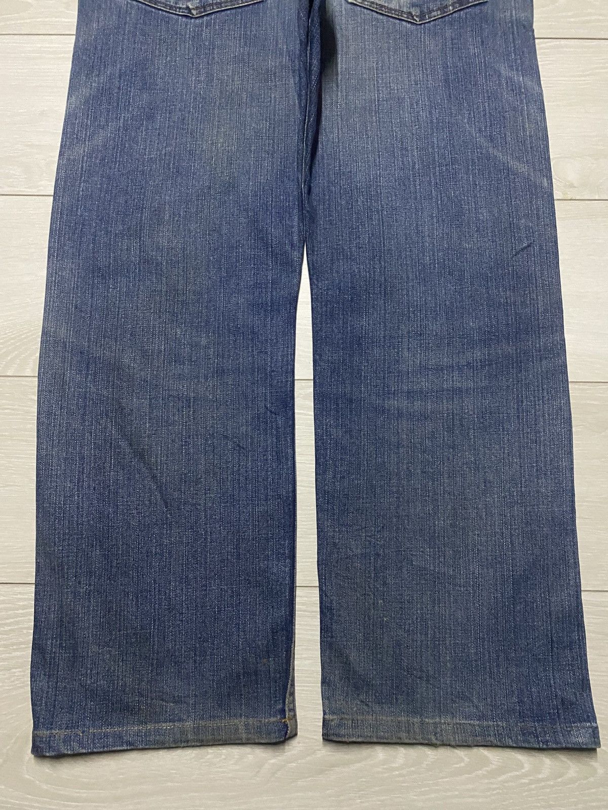 Japanese Brand Vintage Japanese Brand Mud Wash Distressed Baggy Jeans Size US 36 / EU 52 - 6 Thumbnail