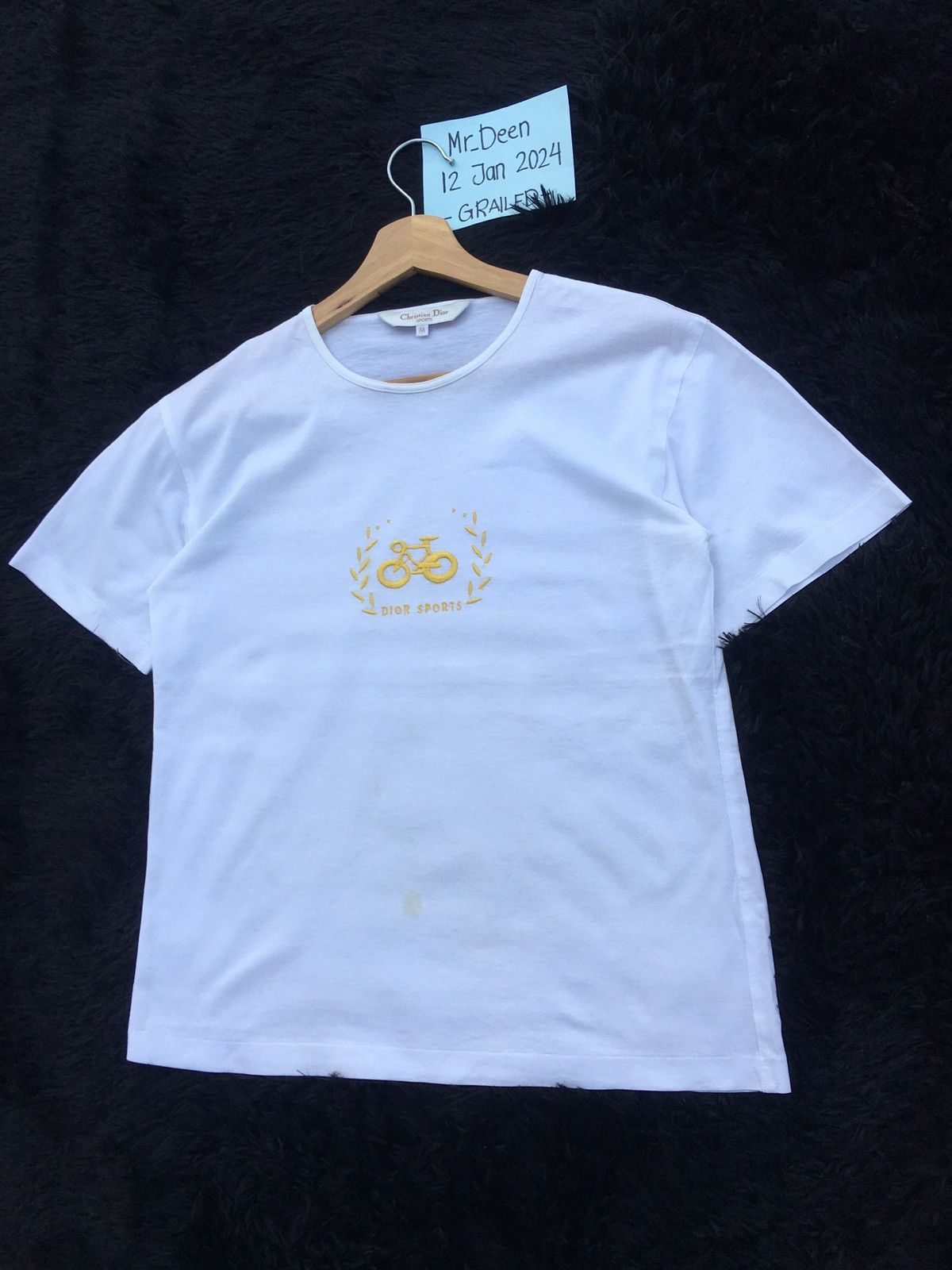 Christian Dior Monsieur Rare Vintage Christian Dior Spellout Tshirt Size M / US 6-8 / IT 42-44 - 4 Thumbnail