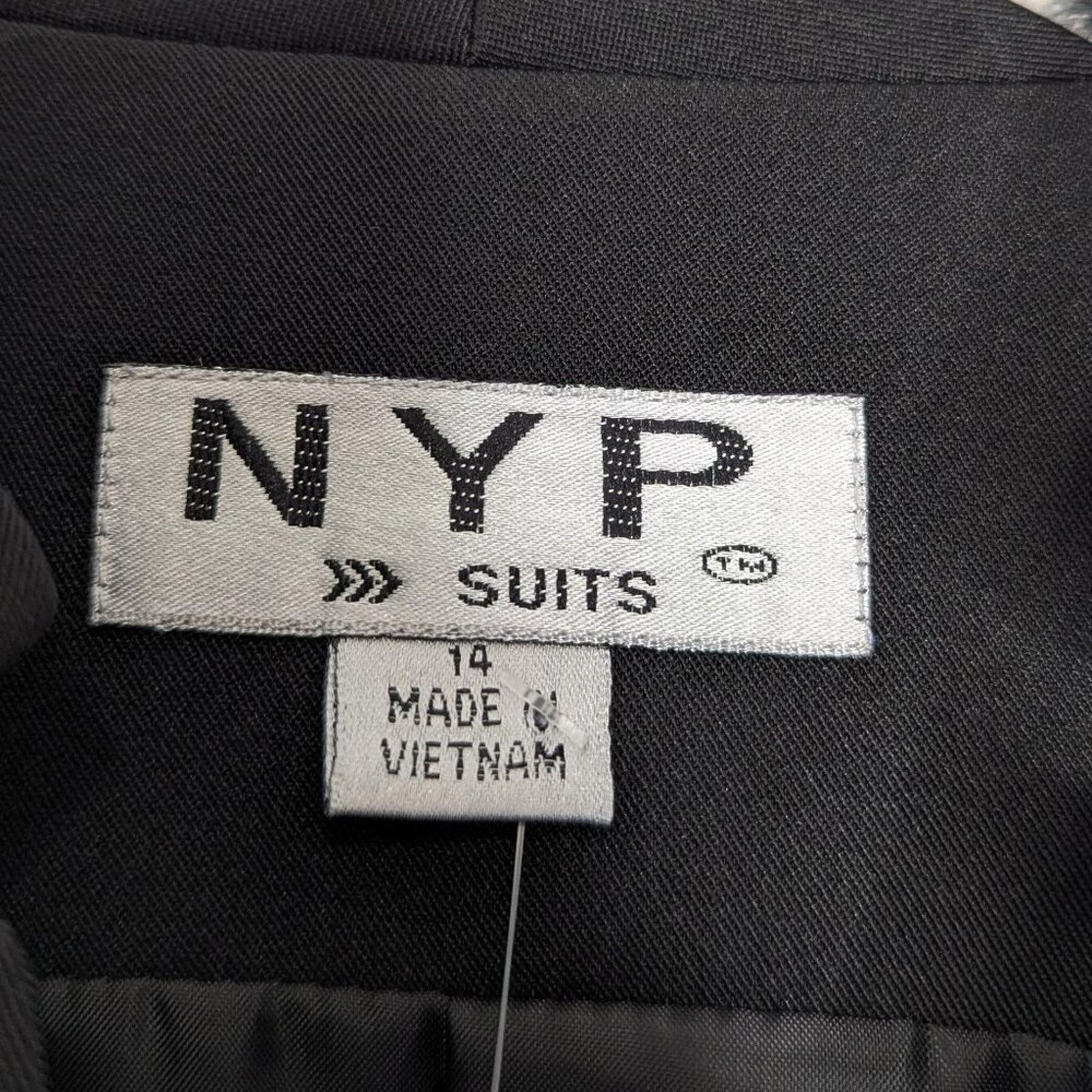Vintage Vintage Black Tailored Fit Long Sleeve Blazer Embroidered Size XL / US 12-14 / IT 48-50 - 3 Thumbnail