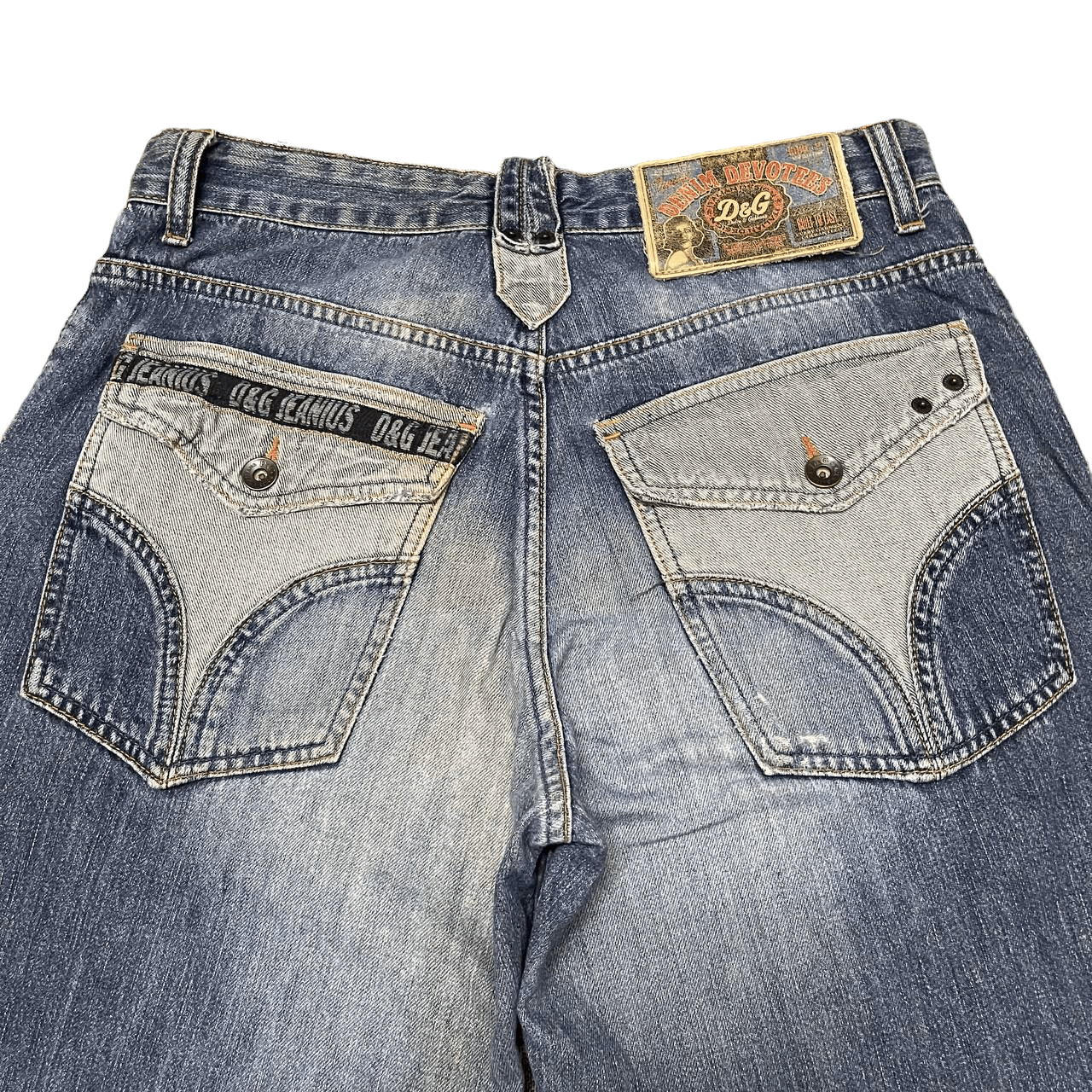 Dolce & Gabbana Vintage D&G Dolce & Gabbana Extreme Denim Devotees Jeans Size US 31 - 4 Thumbnail