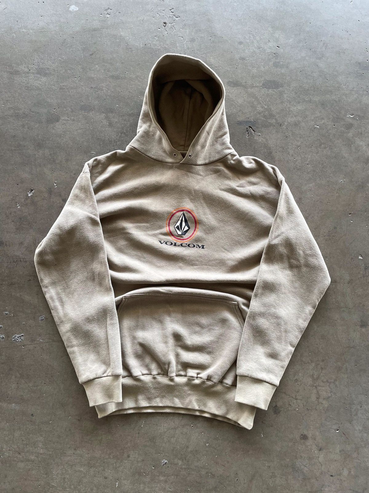 Vintage × Volcom vintage hoodie volcom beige Size US S / EU 44-46 / 1 - 1 Thumbnail