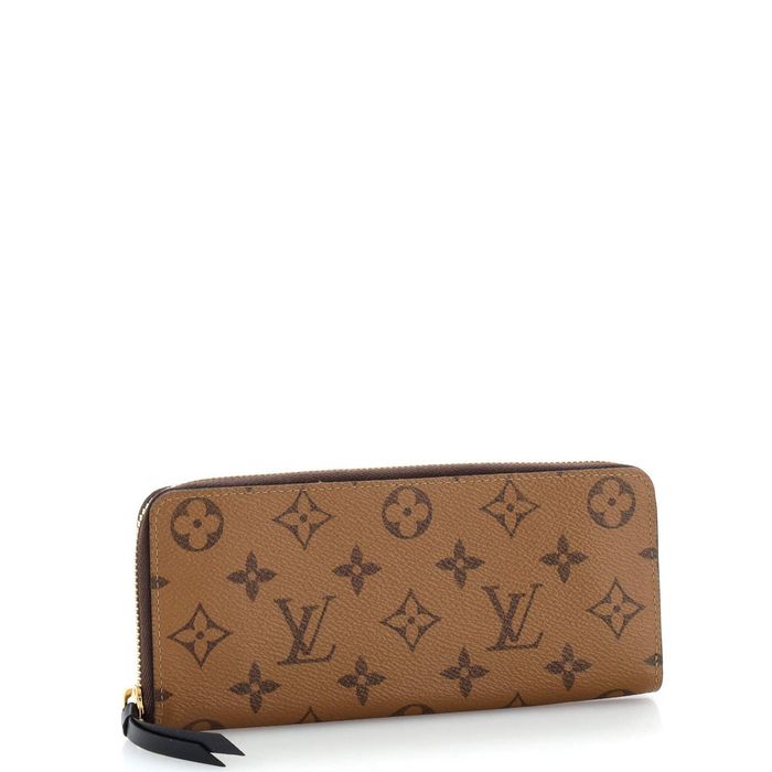 Louis Vuitton Bifold Wallet Monogram Reverse Portefeuille Lou M81461 Flower  Motif Ladies LOUIS VUITTON