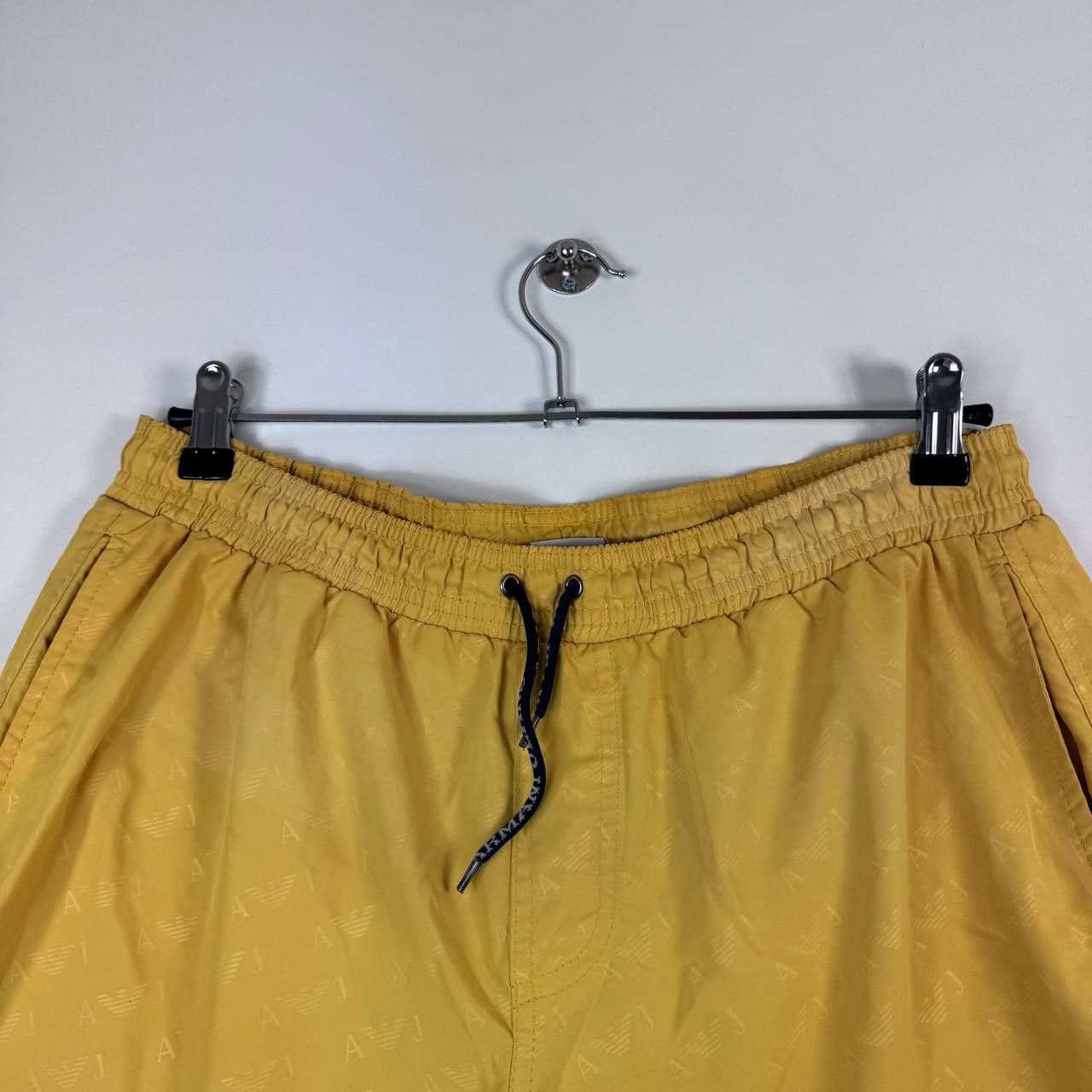 Armani Armani Jeans Aj Swim Shorts Yellow Logo Mens Size L Size US 34 / EU 50 - 4 Thumbnail