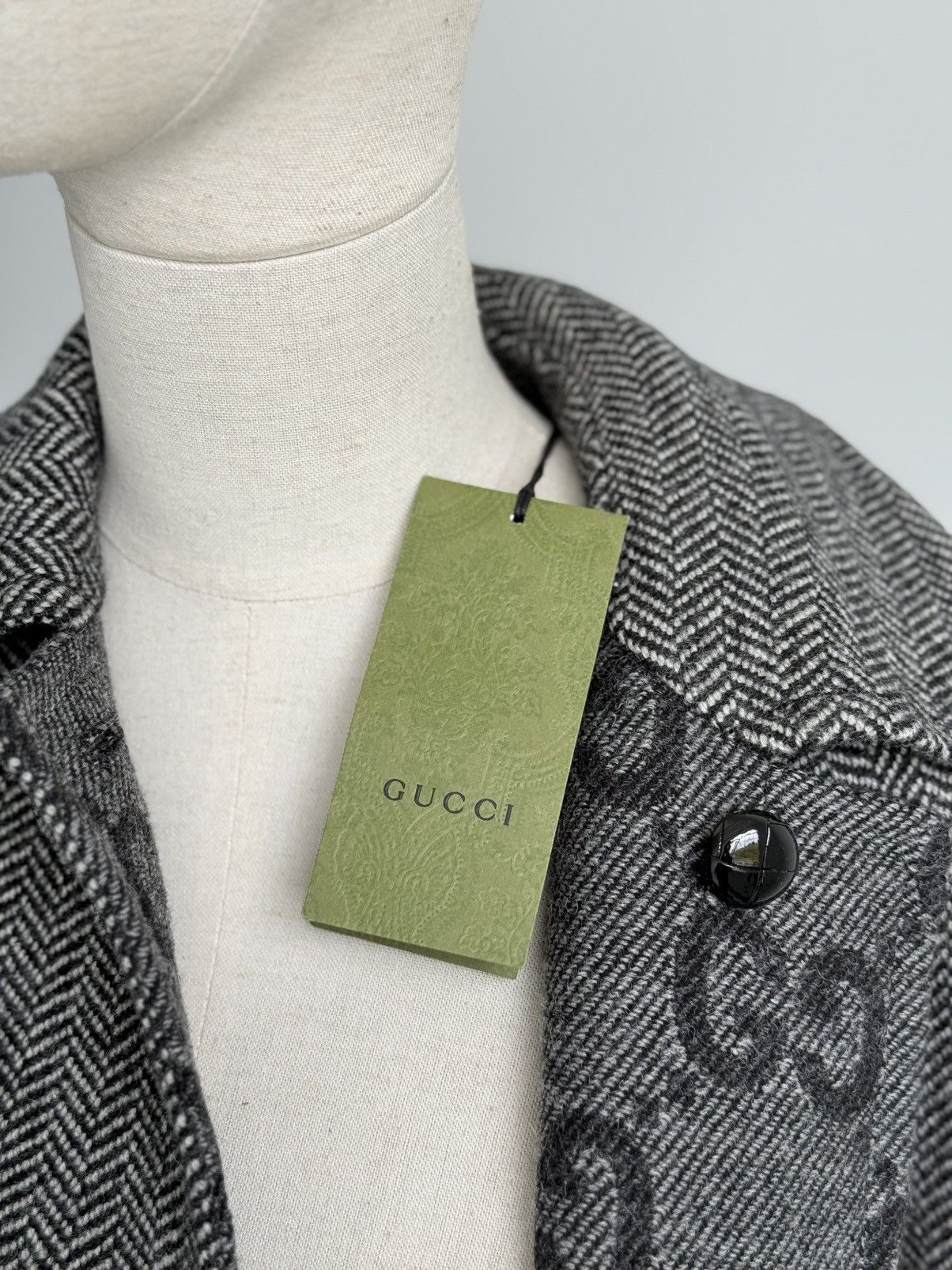 Gucci RRP $5500 NWT Gucci GG Reversible Wool Coat Monogram Size S / US 4 / IT 40 - 17 Thumbnail