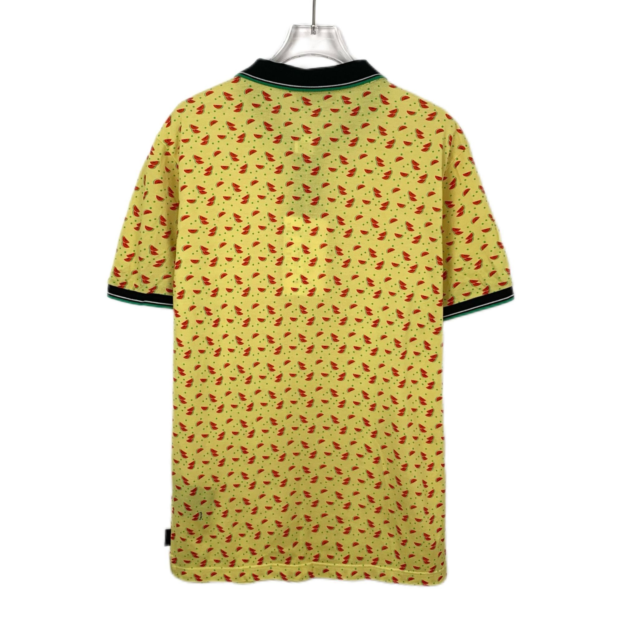 Prada Prada Yellow Watermelon Print Short Sleeve Polo Shirt (Size Size US M / EU 48-50 / 2 - 8 Thumbnail