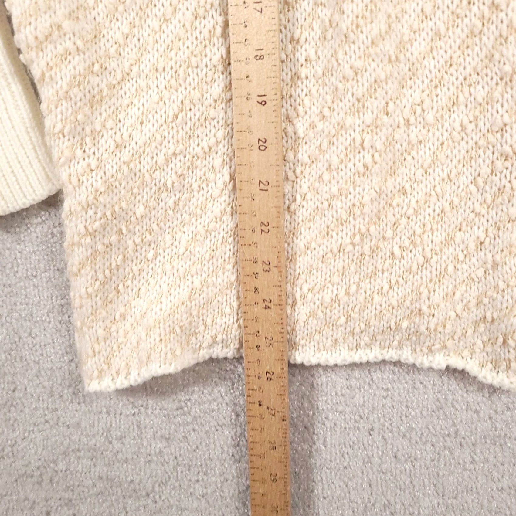 Madison Moon & Madison Sweater Womens Small Turtleneck Pullover Soft Knit Ivory Cozy Modern Oversized Dolman Sleeve N/A Size S / US 4 / IT 40 - 6 Thumbnail