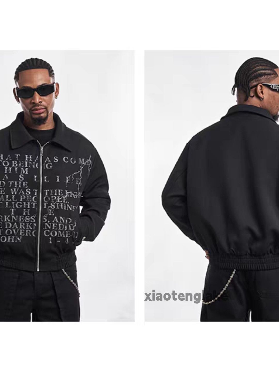 Vintage Unisex utility punk yuppie grunge bomber hiphop jacket Size US XL / EU 56 / 4 - 5 Thumbnail