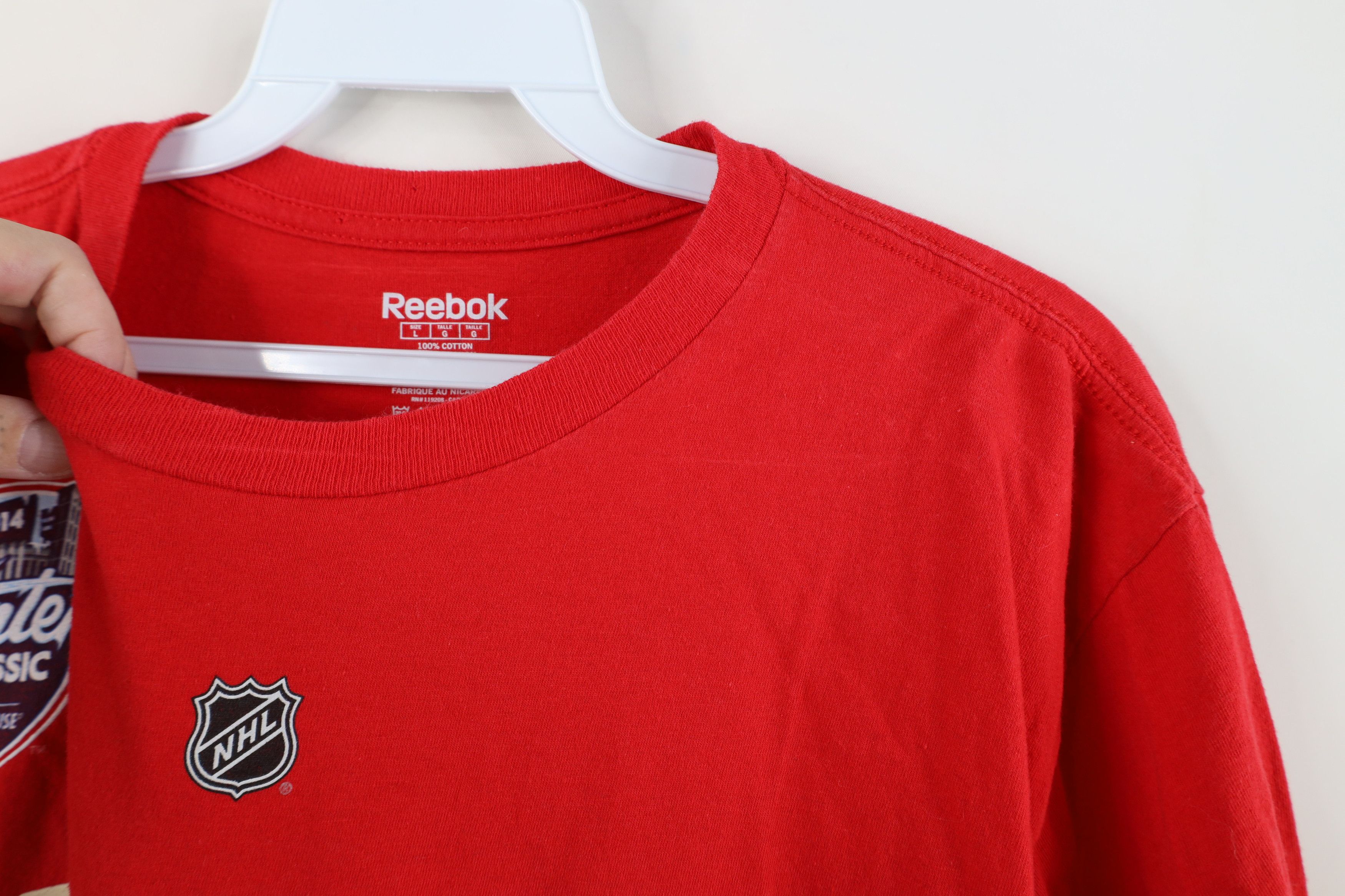 Reebok Reebok Classic Jimmy Howard Detroit Red Wings Jersey T-Shirt Size US L / EU 52-54 / 3 - 6 Thumbnail