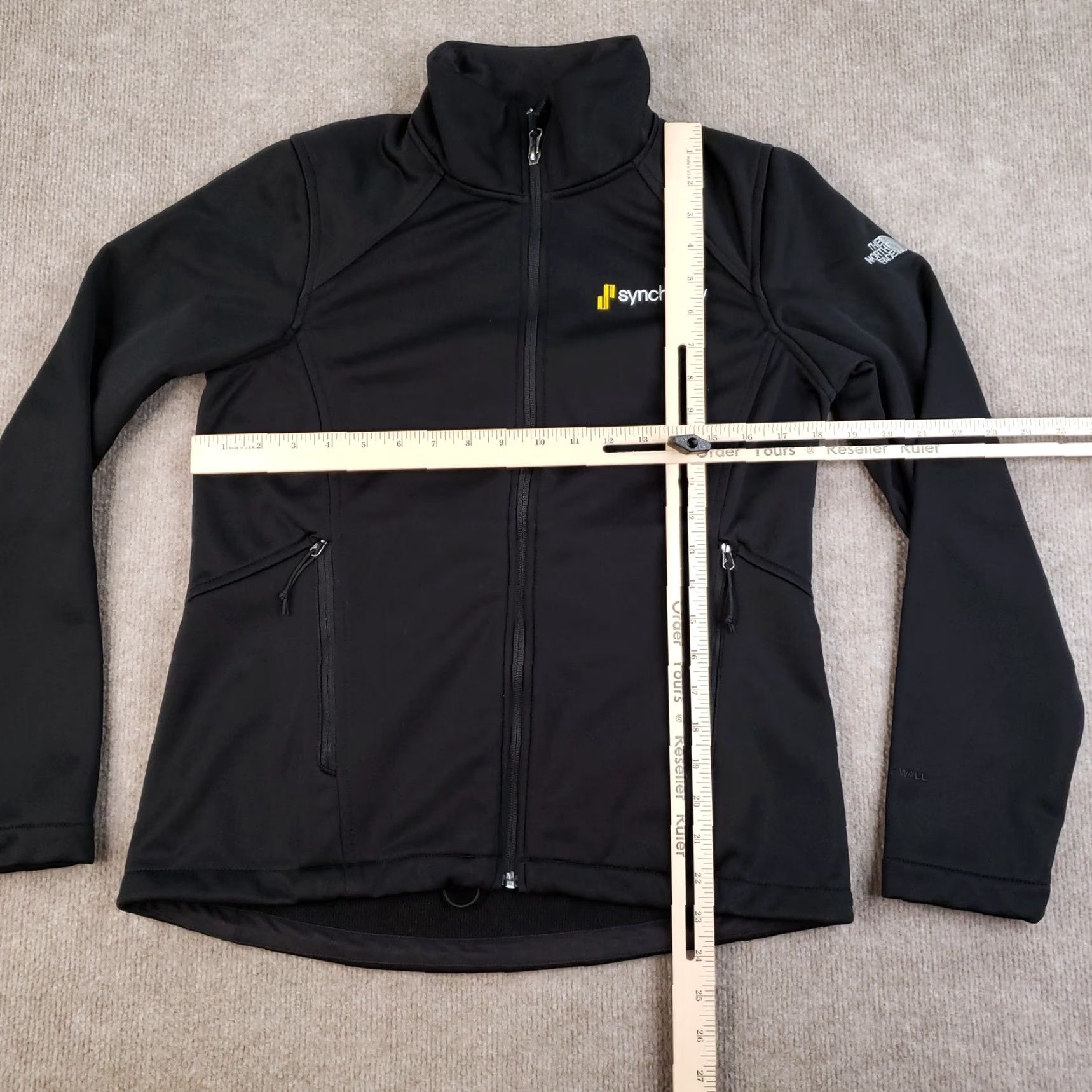 The North Face North Face WindWall Jacket Womens Medium Black Softshell Full Zip Synchrony Logo Size M / US 6-8 / IT 42-44 - 2 Thumbnail