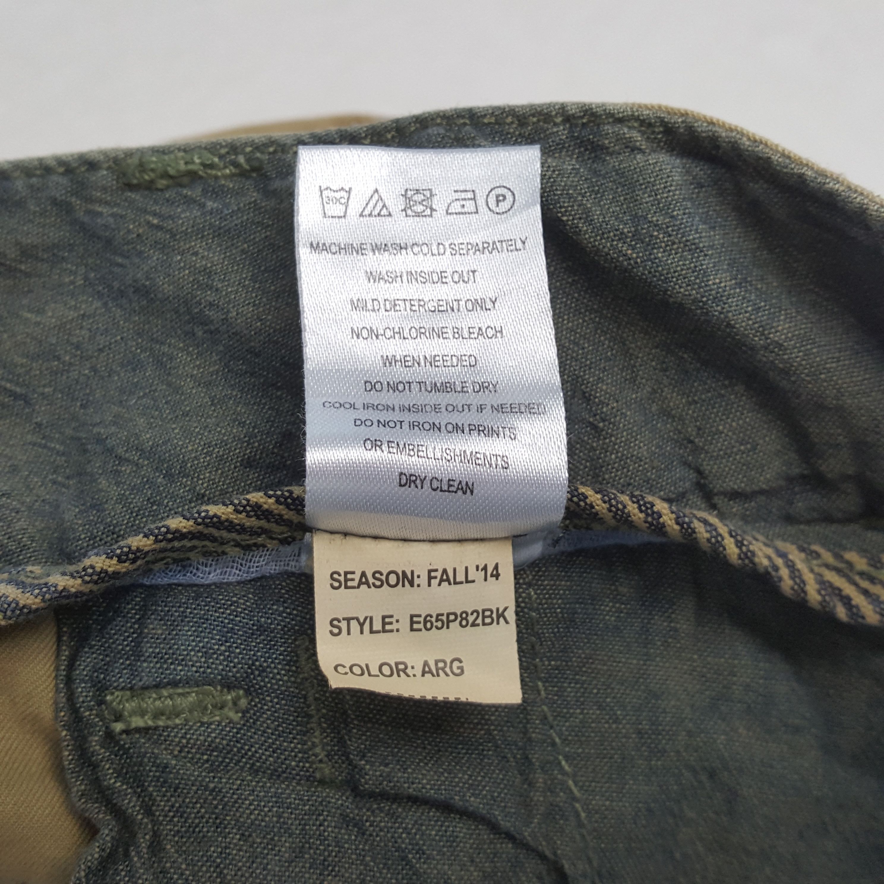 Prps Vintage Prps Goods & Co Japanese Brand Cargo Jeans RR23 Size US 36 / EU 52 - 16 Thumbnail