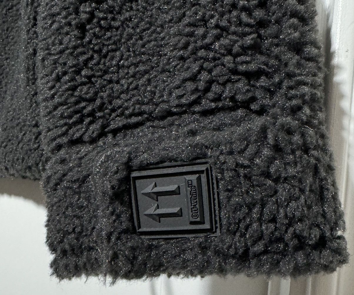Off-White × Virgil Abloh EUC Off-White Eco Sherpa Pullover Jacket Size US L / EU 52-54 / 3 - 10 Thumbnail