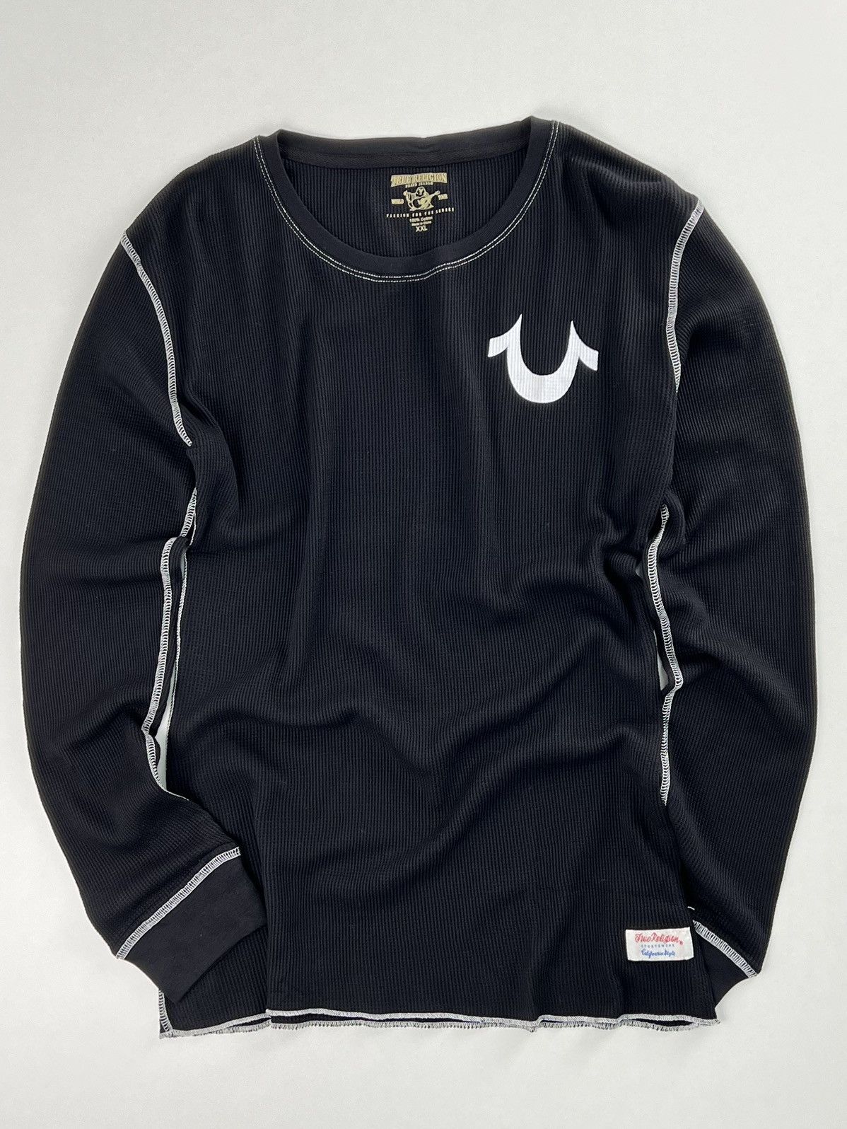 image of True Religion Thermal in Black, Men's (Size 2XL)