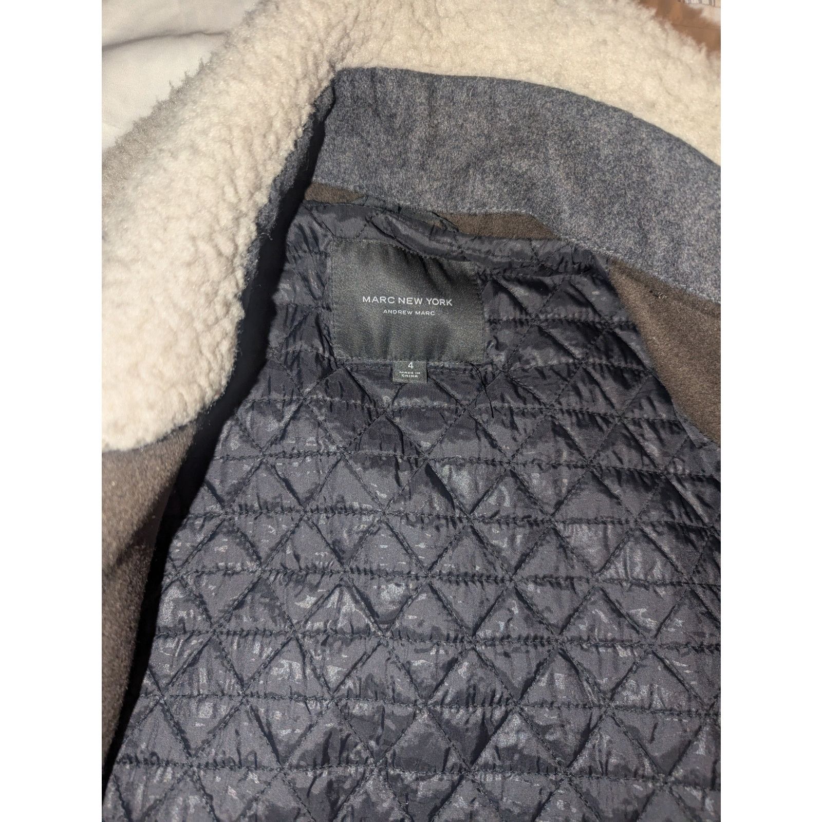 Andrew Marc Marc New York Andrew Marc Pile fleece Collar Peacoat 4 Small Size S / US 4 / IT 40 - 4 Thumbnail