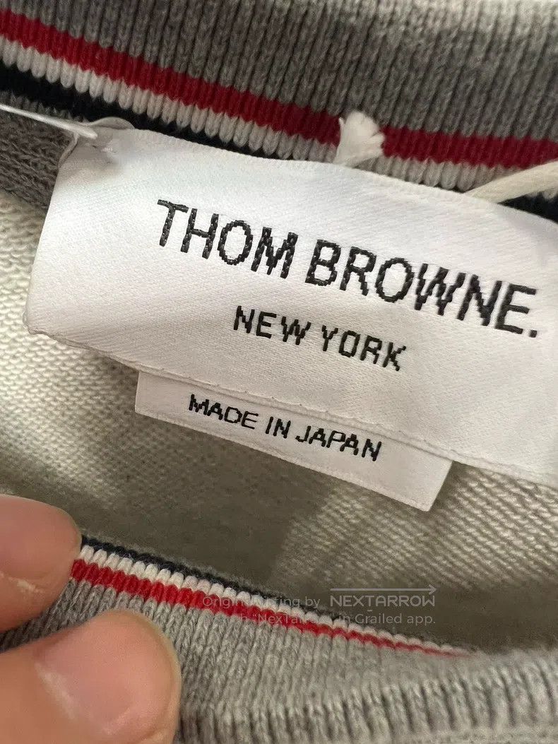Thom Browne Thom Browne Grey hoodie Size US M / EU 48-50 / 2 - 5 Thumbnail