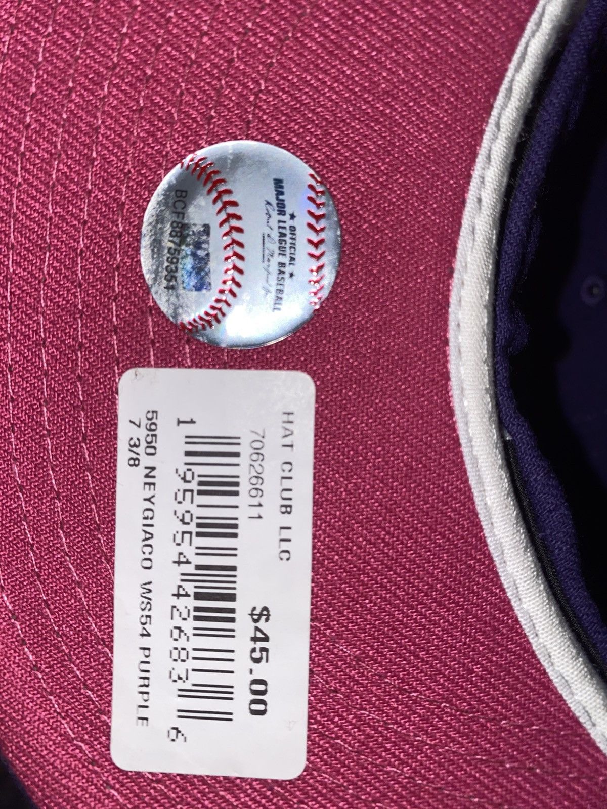 Hat Club HATCLUB NY GIANTS SZ 7 3/8 Size ONE SIZE - 3 Thumbnail