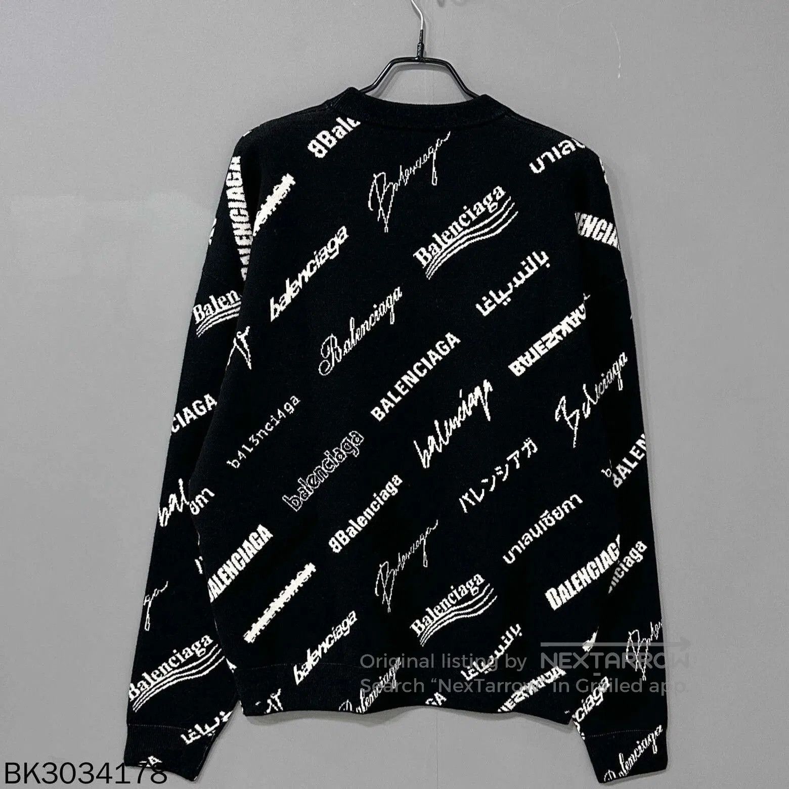 Balenciaga Balenciaga Multi Print Knit Sweater. Size XS / US 0-2 / IT 36-38 - 3 Thumbnail