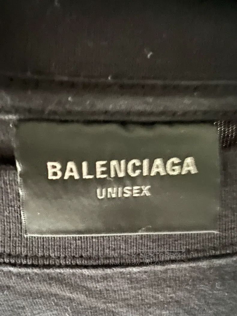 Balenciaga Balenciaga Full Print Logo Long Sleeve Shirt Size US S / EU 44-46 / 1 - 3 Thumbnail