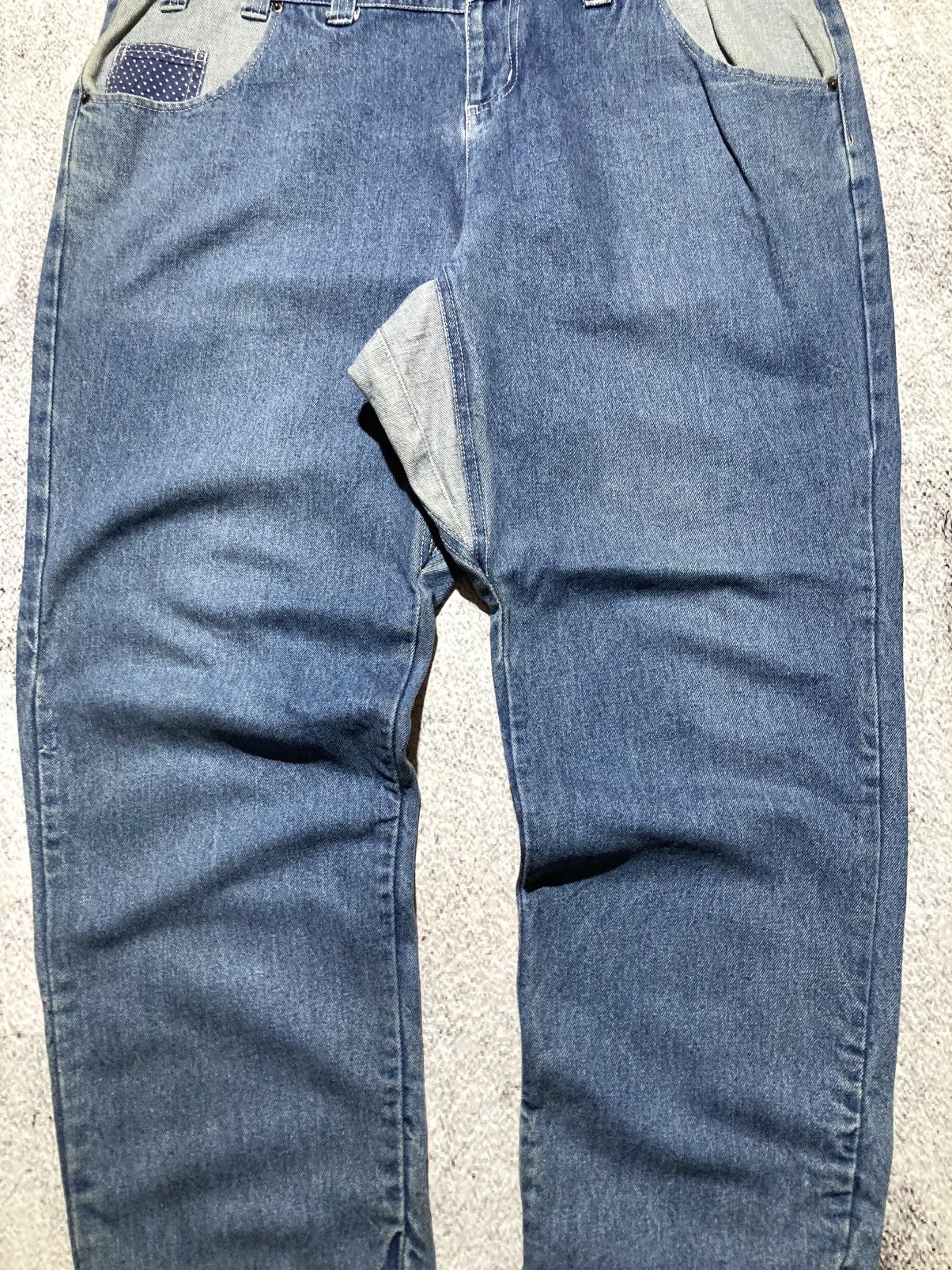 Japanese Brand 2000s B One Soul Japanese Double Waist Carrot Jeans Pant Lgb Size US 37 - 4 Thumbnail