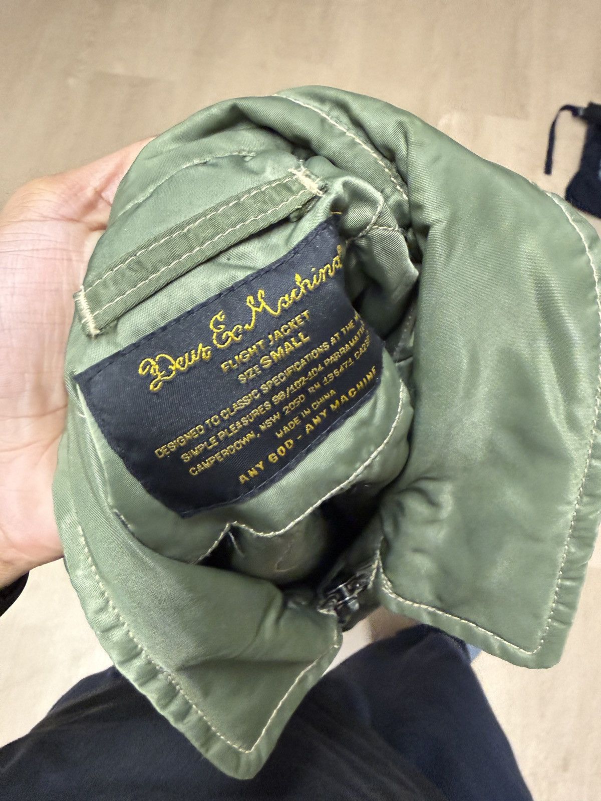 Japanese Brand Olive Green Cropped Bomber with Patches Size US S / EU 44-46 / 1 - 4 Thumbnail