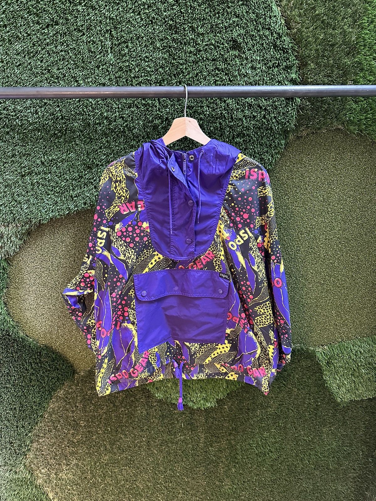 Vintage Vintage ISPO Neon Patterned Light Jacket Large Size US M / EU 48-50 / 2 - 1 Thumbnail