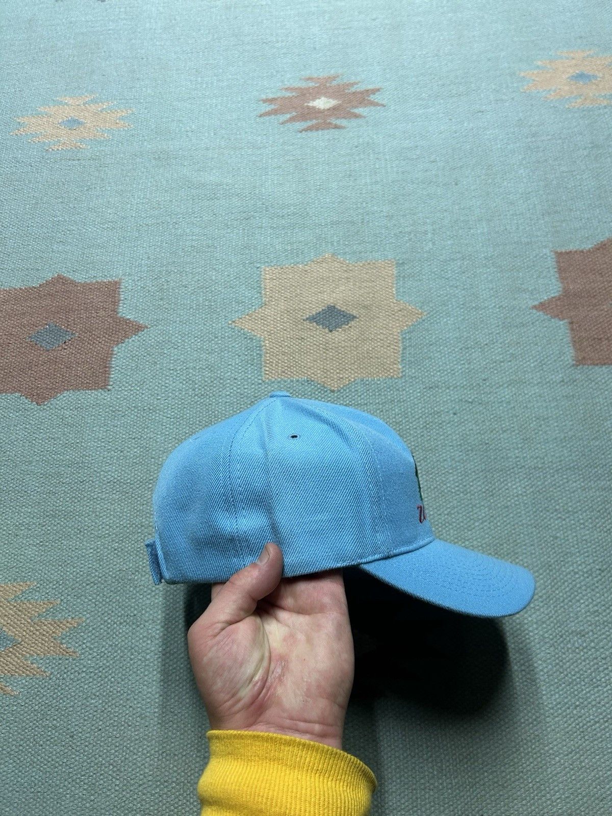 Vintage Vtg strapback hat Utah mountains river nature embroidered Size ONE SIZE - 8 Thumbnail
