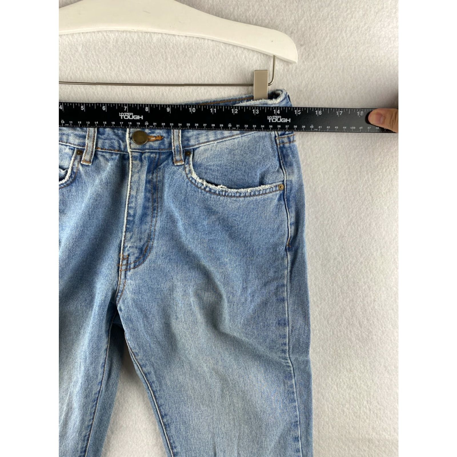 Billabong Billabong Jeans Womens 27 Blue Straight Distressed Ripped Denim Modern 27 in Blue Regular Size Womens Jeans Size 27" / US 4 / IT 40 - 3 Thumbnail