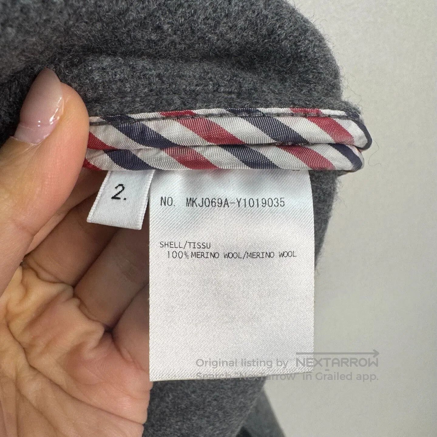 Thom Browne thom browne gray wool outerwear jacket. Size US M / EU 48-50 / 2 - 4 Thumbnail