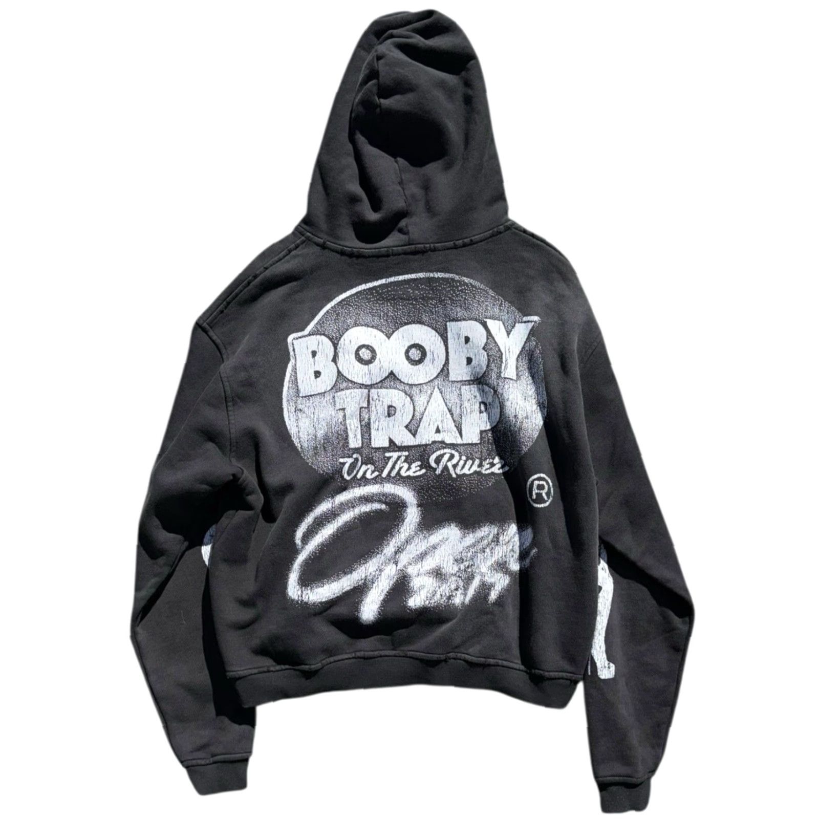 Vintage Triple Sevens x Booby Trap Hoodie Black Small Men S Pullover Trap Hoodie Size US S / EU 44-46 / 1 - 2 Thumbnail