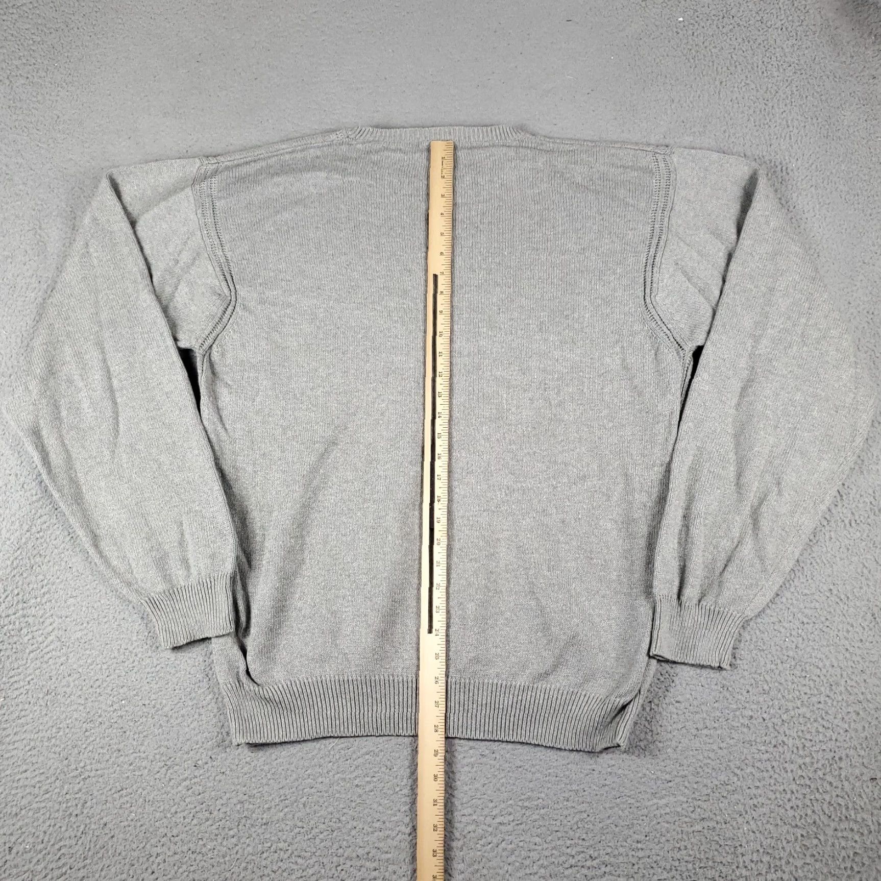 Nautica VINTAGE Nautica Sweater Mens Size 2XL Pullover Casual Knit Crew Neck Solid Gray Winter Fall Shirt Size US XXL / EU 58 / 5 - 5 Thumbnail