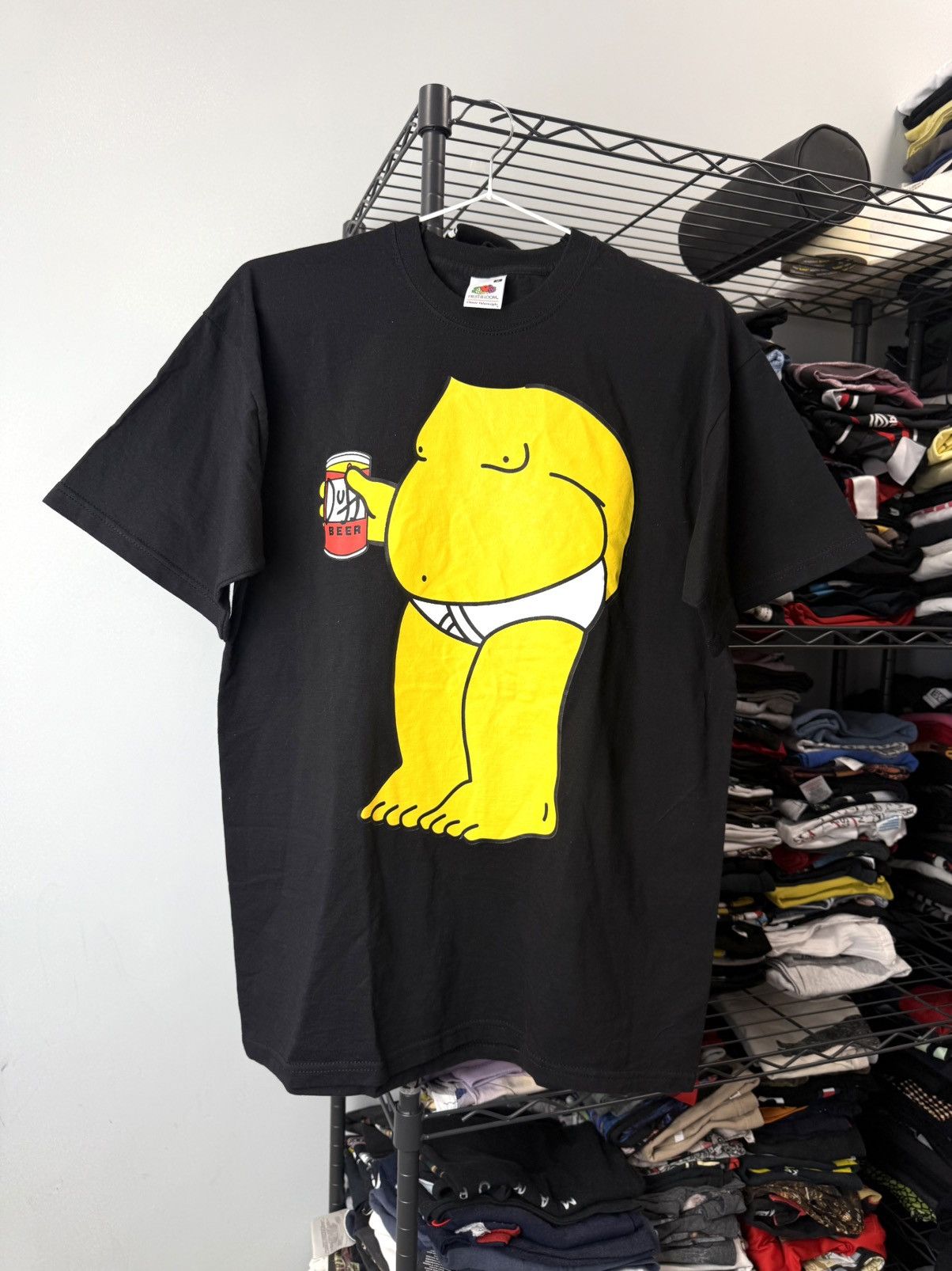 The Simpsons 00’s Vintage Simpsons Drink Beer Duff T Shirt Size US M / EU 48-50 / 2 - 1 Thumbnail