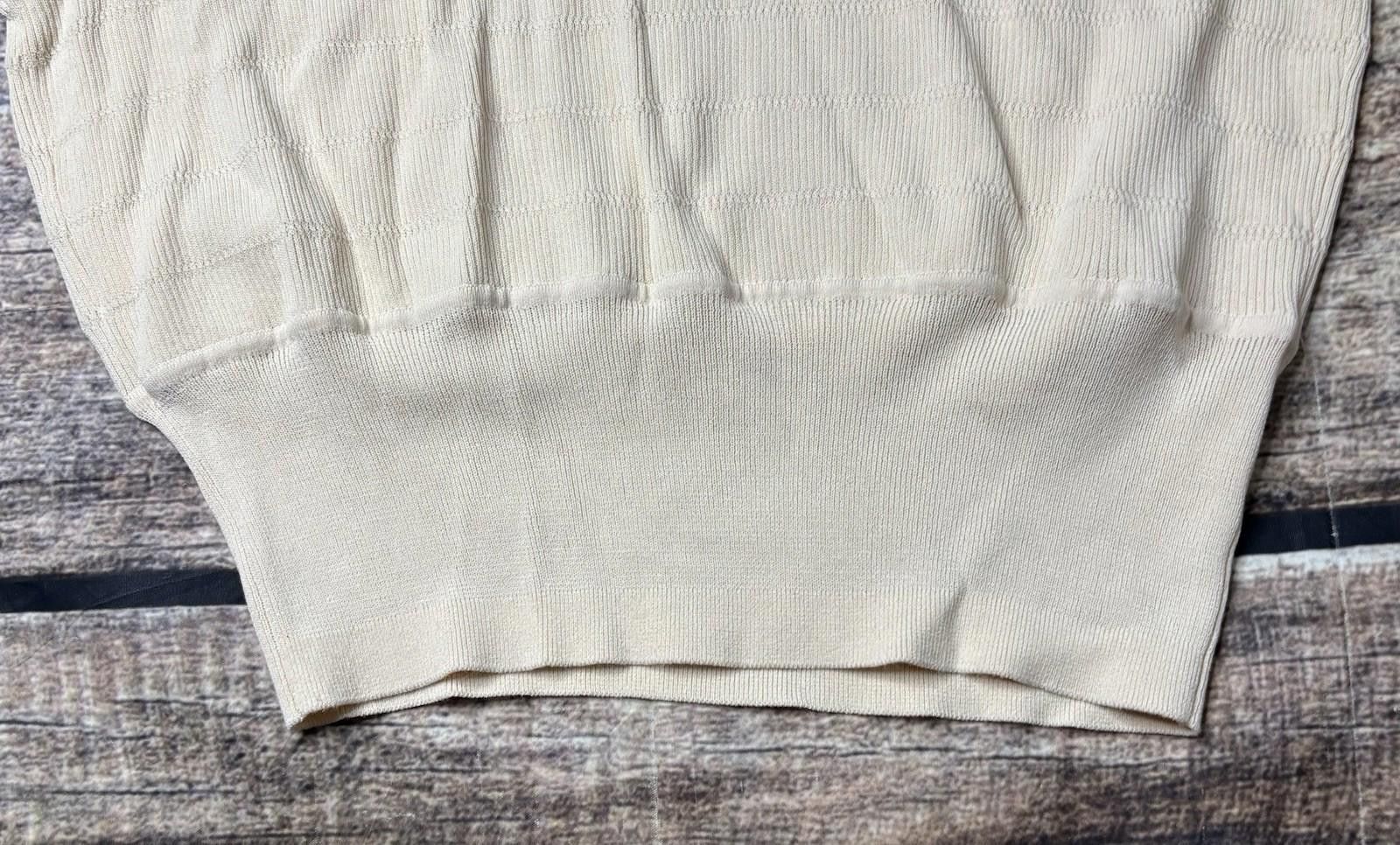 Other Sam Edelman Top Women's XL Samara Metallic Knit Sheer $79 Size XL / US 12-14 / IT 48-50 - 8 Thumbnail