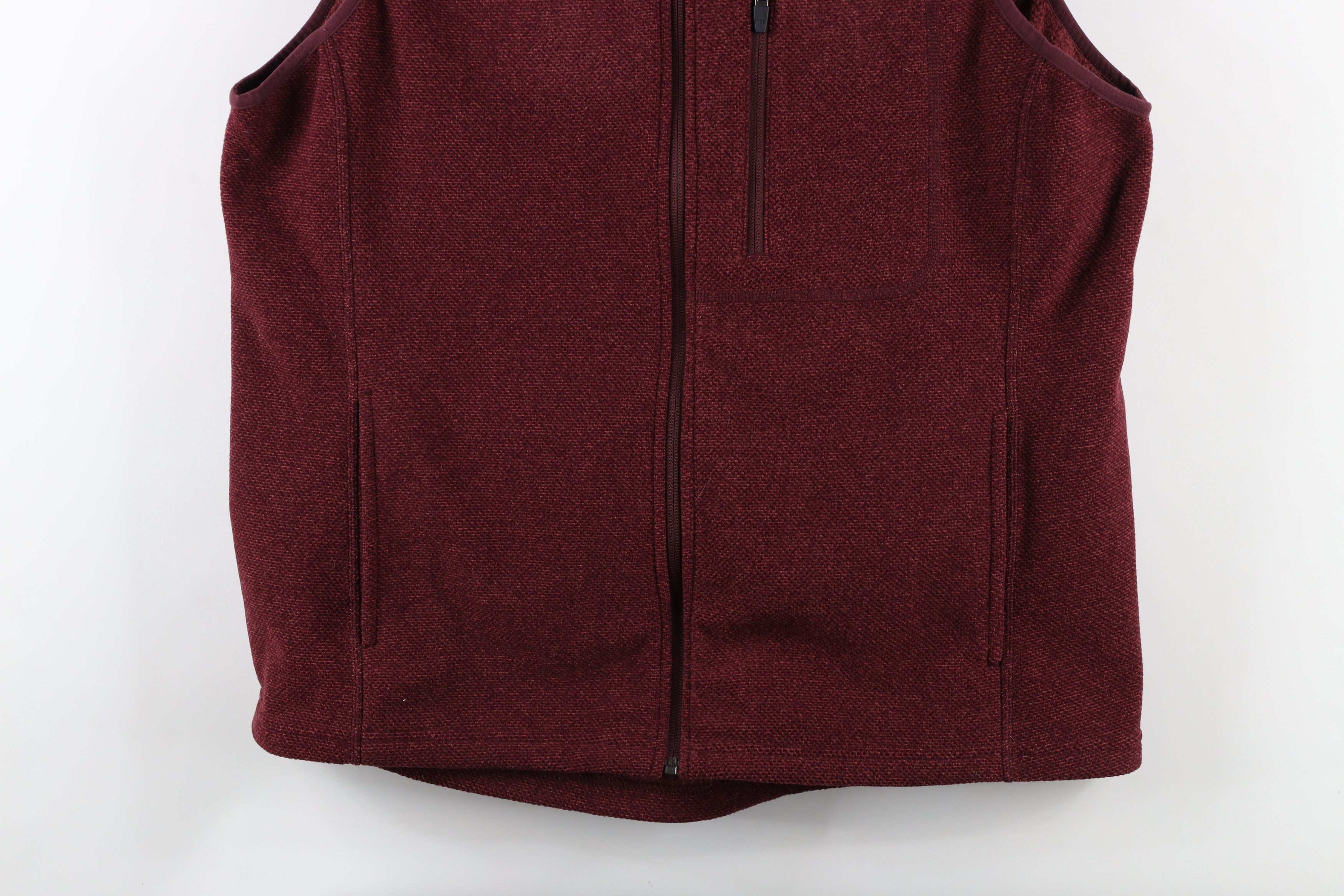 Duluth Trading Company × Vintage Duluth Trading Co Fleece Full Zip Vest Jacket Berry Red Size XL / US 12-14 / IT 48-50 - 3 Thumbnail