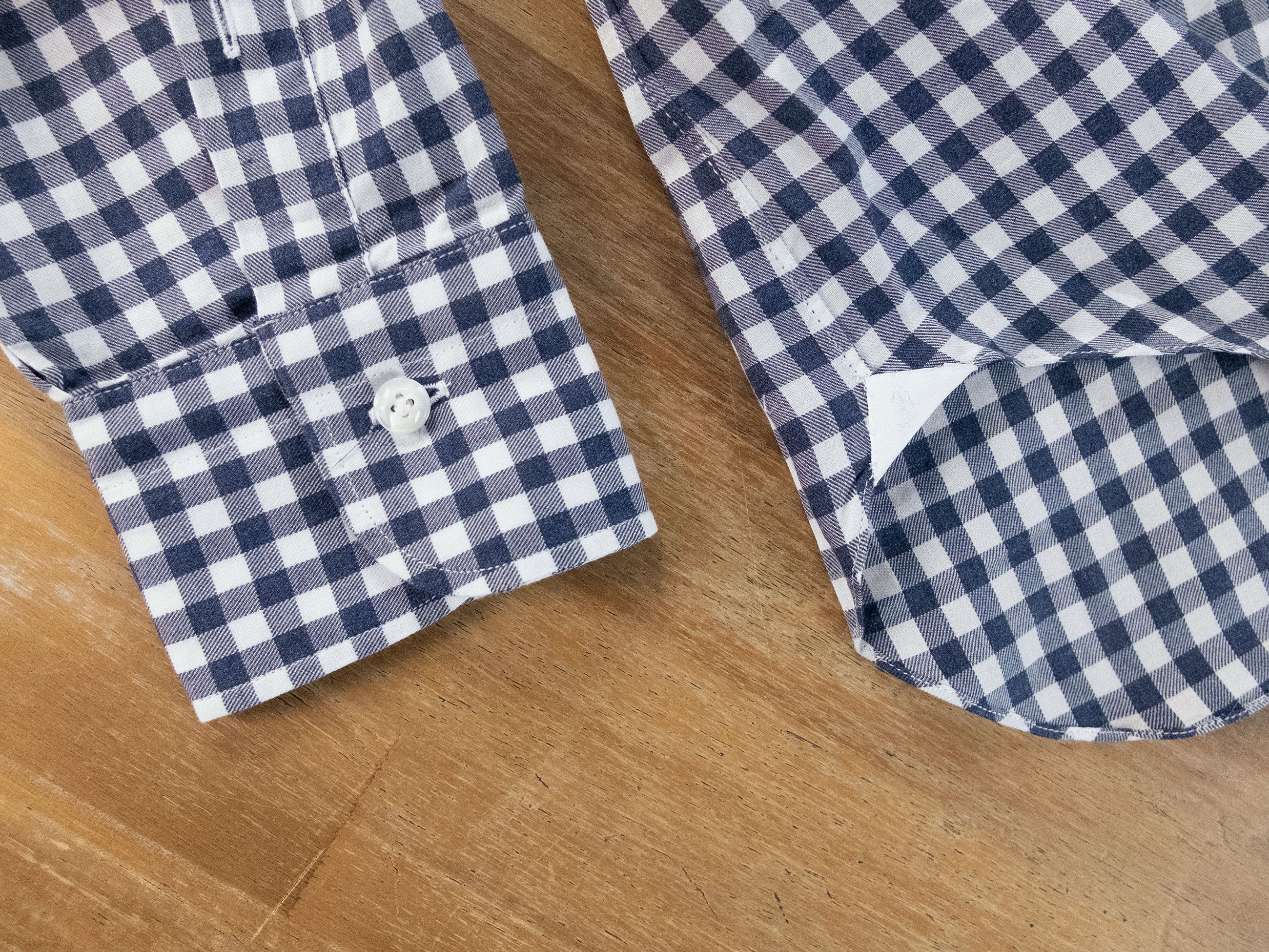 Barba Napoli BARBA Napoli Dandy Life blue white flannel cotton shirt 40 Size US M / EU 48-50 / 2 - 3 Thumbnail