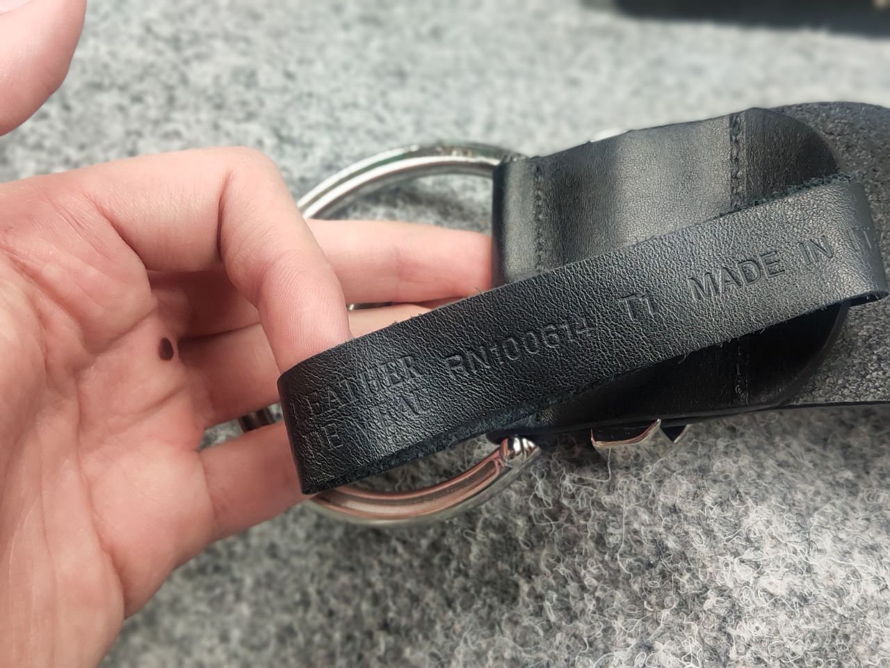 The Kooples The Kooples Design voluminous leather belt with metal logos Size ONE SIZE - 14 Thumbnail